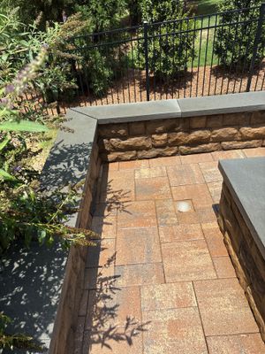 Stone using Concrete Sealant
