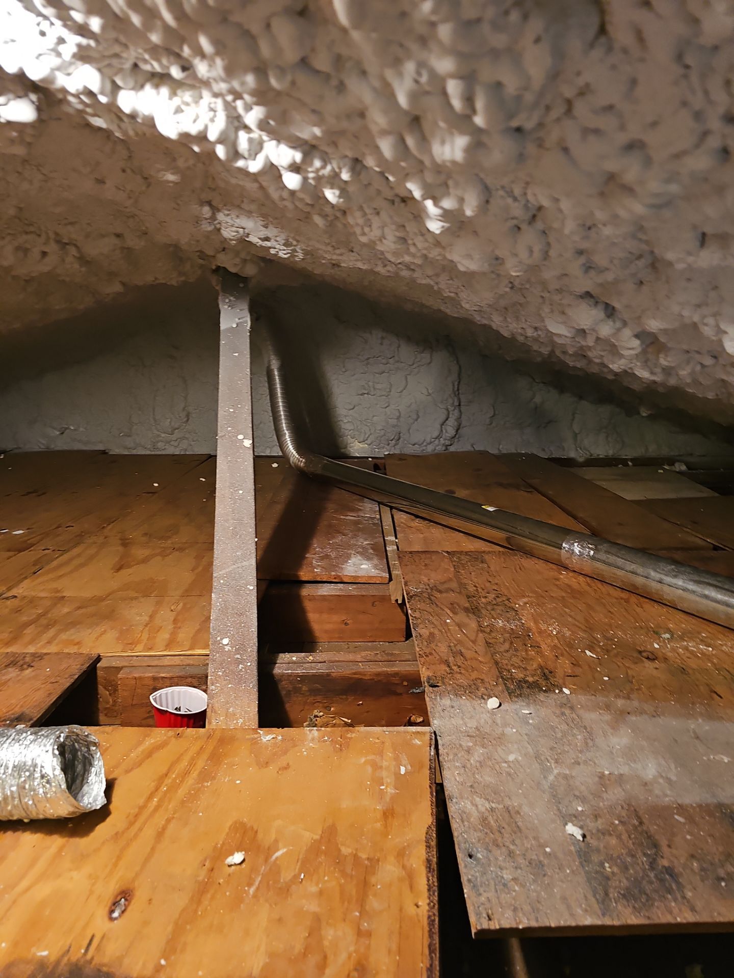 Basement Exterior Walls using Closed Cell Spray Foam by NYS Foam & Energy