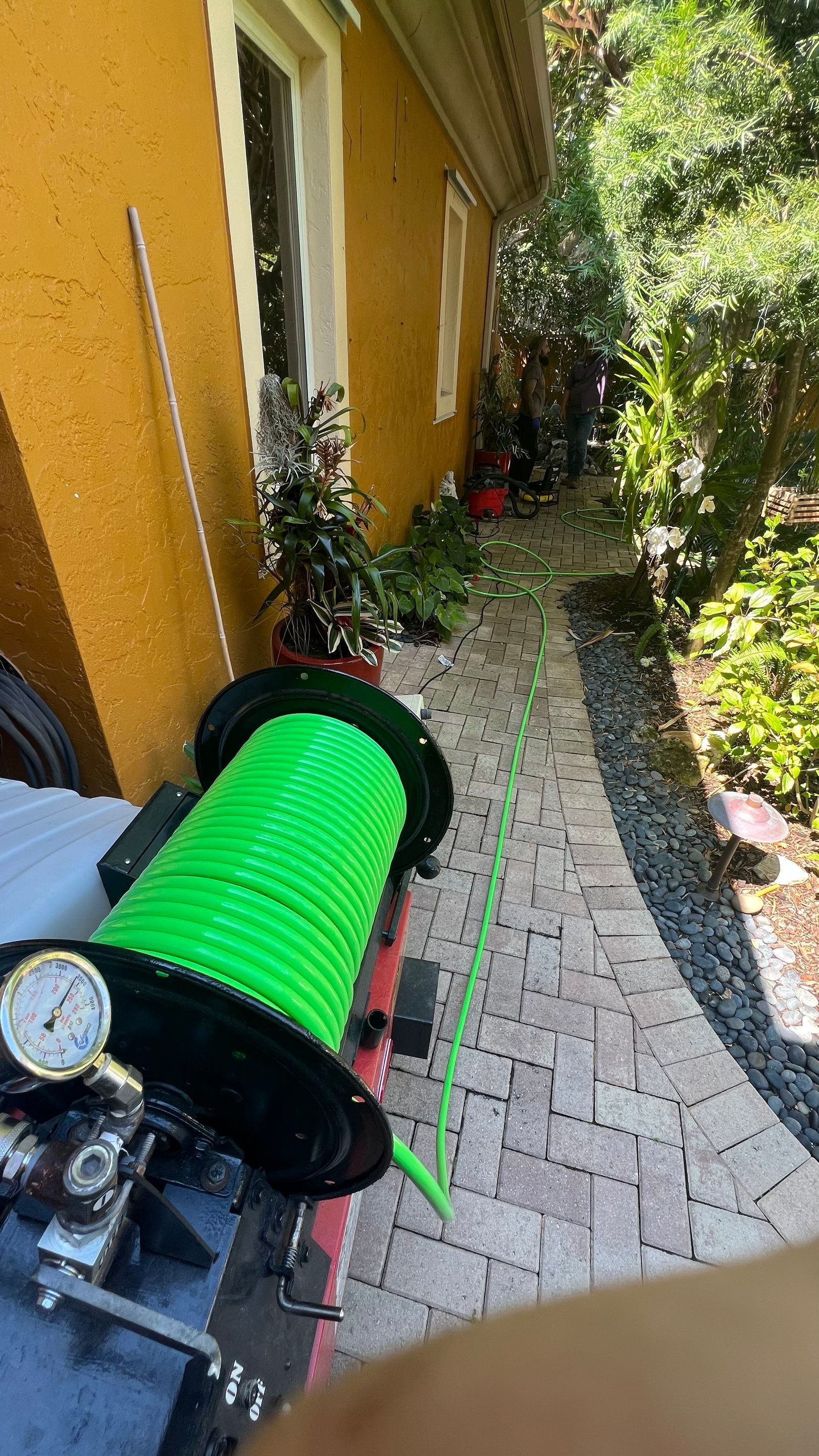 Residential Stormwater Gutter Drain System Maintenance by APS Power & Water
