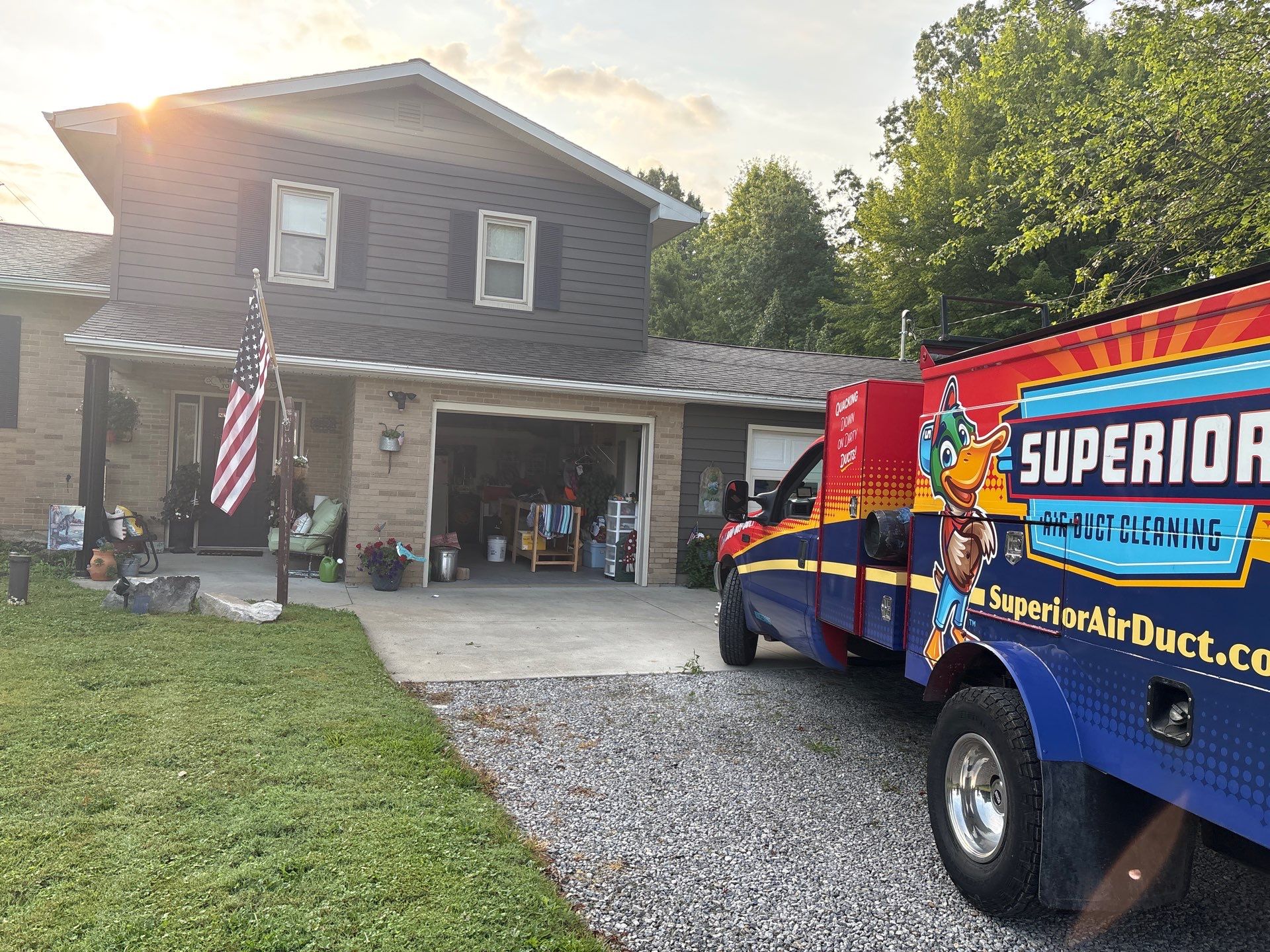 Air Duct Cleaning With a Vacuum Truck in Berlin Center, OH by Superior Air Duct Cleaning