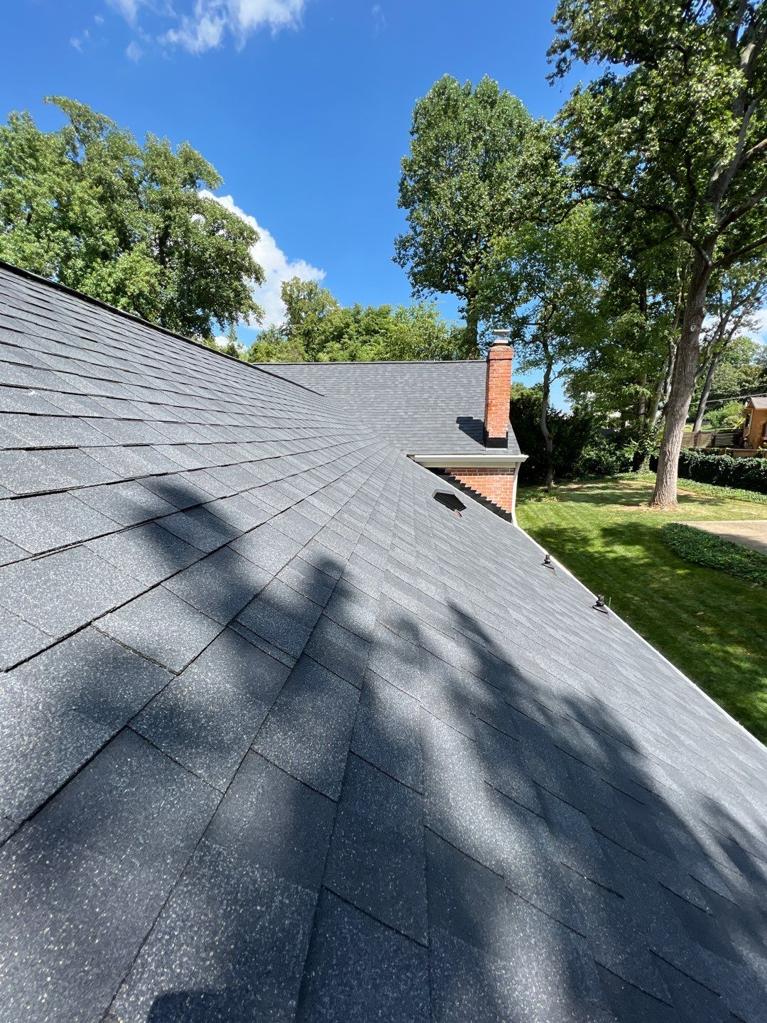 Alexandria Roof Project - CertainTeed Landmark Pro Max Def Charcoal Black Shingles by RM Banning, Inc.