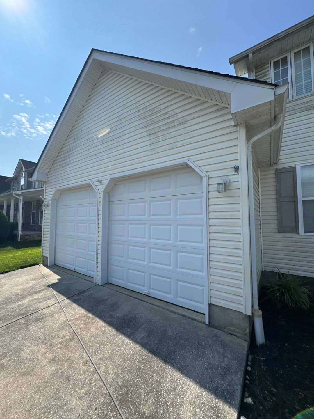 Residential Cleaning using House SoftWash by SJ Exterior