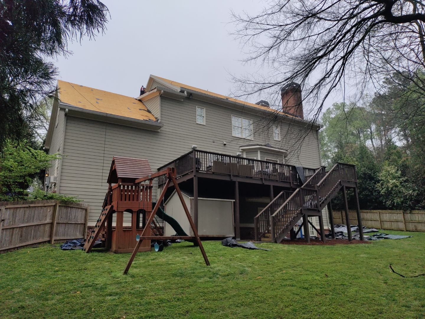 Residential Roofing Installation using Owens Corning by Inspector Roofing and Restoration