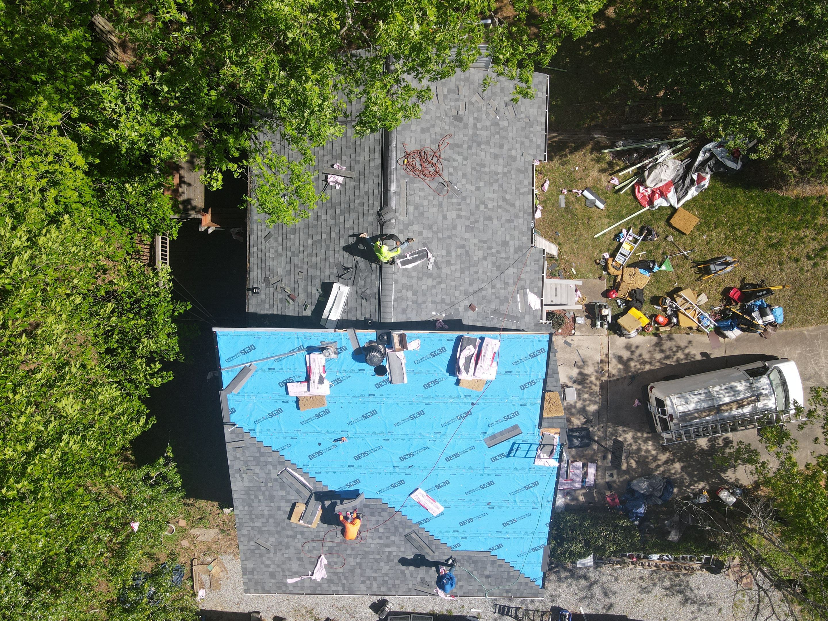 Residential Roofing Installation using Owens Corning by Inspector Roofing and Restoration