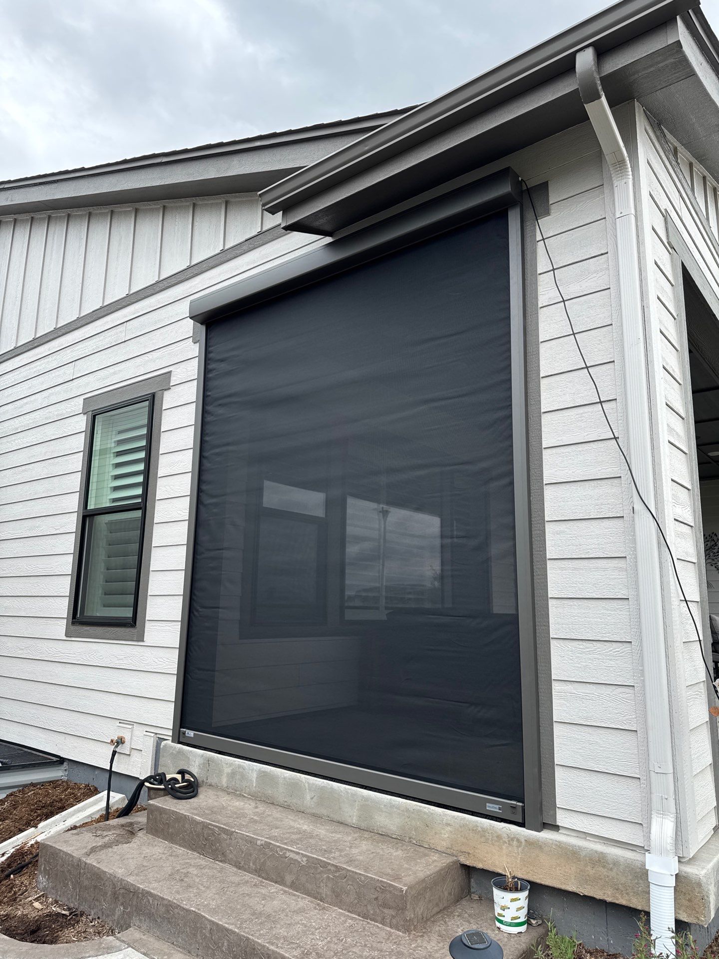 Motorized Screens using Progressive MagnaTrack Screens by Outdoor Solutions Colorado