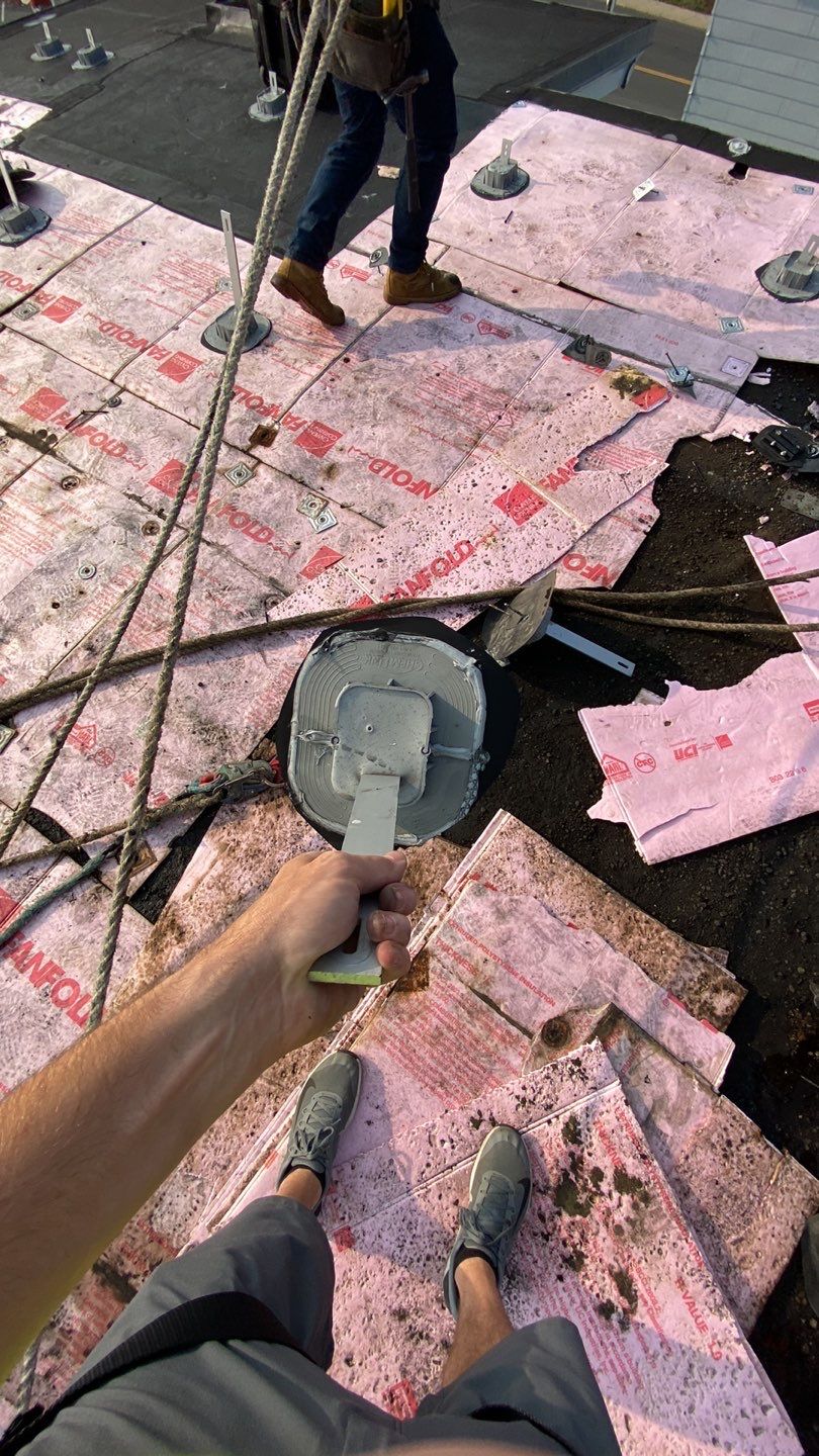 Residential Roofing Installation using EPDM/Rubber by Sensible Home Solutions
