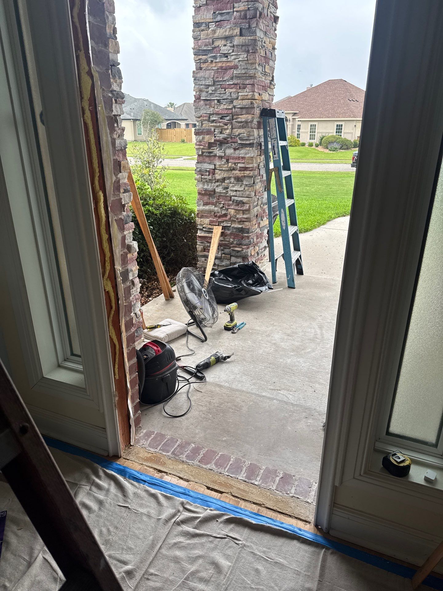 Beautiful Custom Door by Bayfront Roofing and Construction