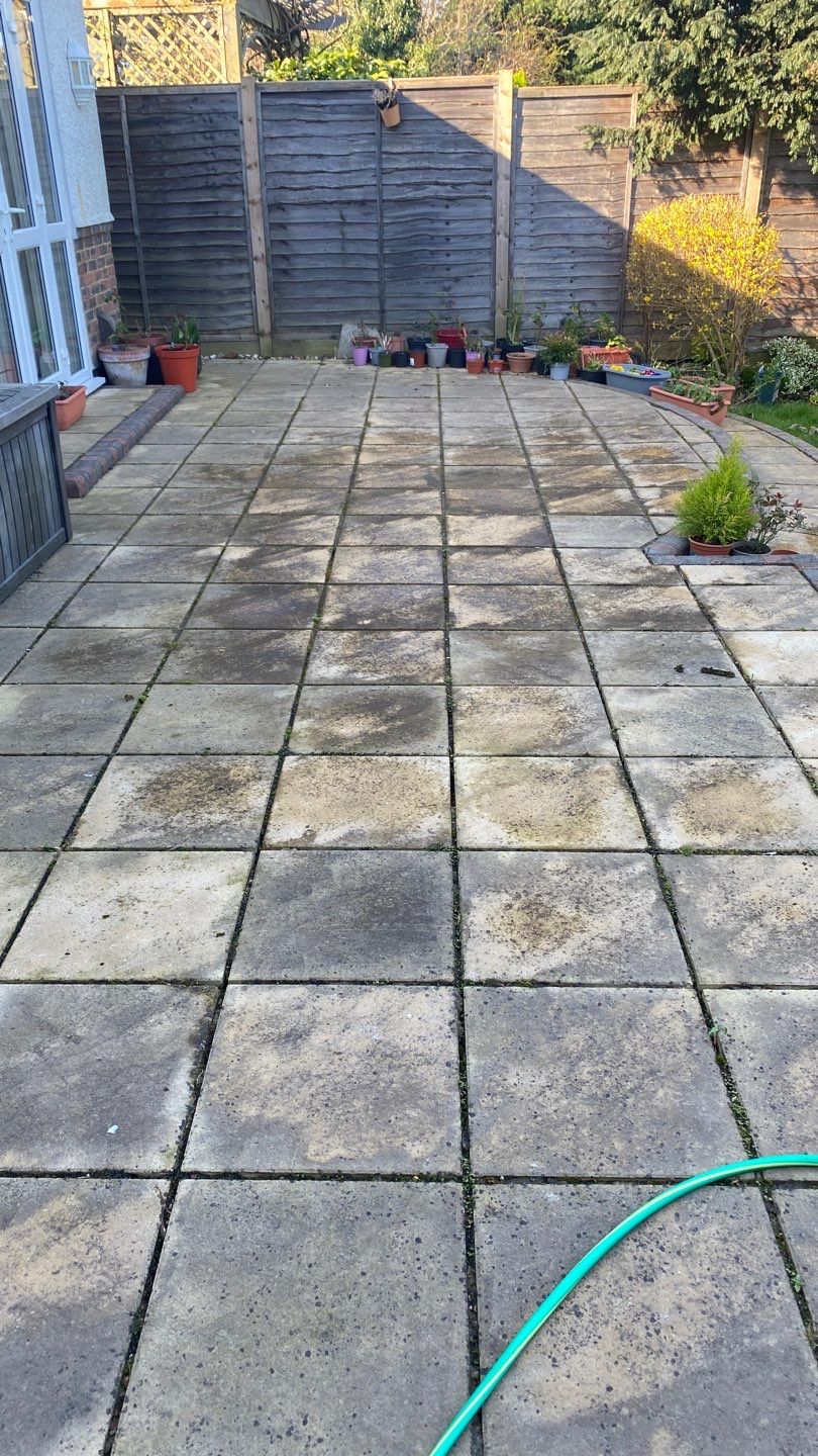 Exterior Clean - Roof - Patio - Driveway using honda 21 ltr/min by Ges Exterior Cleaning ltd