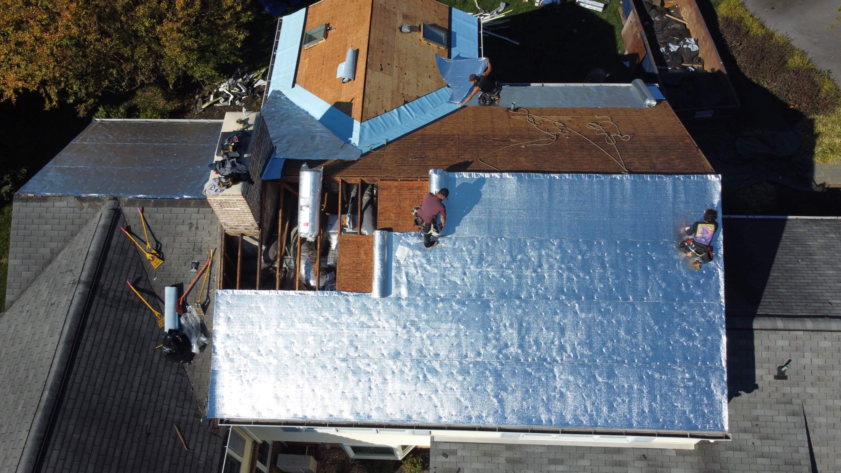 Residential Roofing Installation using Standing Seam Metal Roof | Mechanically Fastened | 24 Gauge by Matter Roofing & Construction