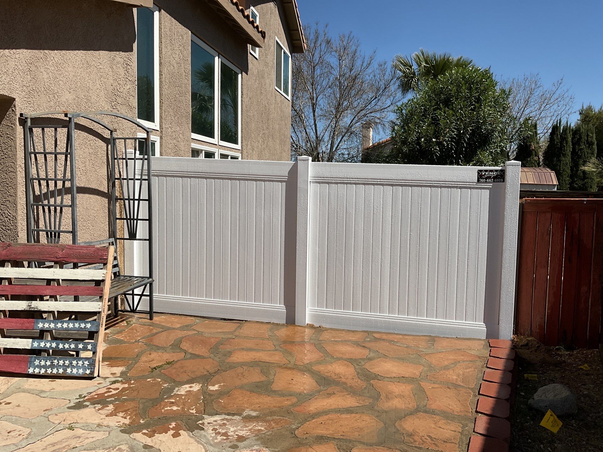 Fence Installation using Vinyl by Fence Guys Inc.