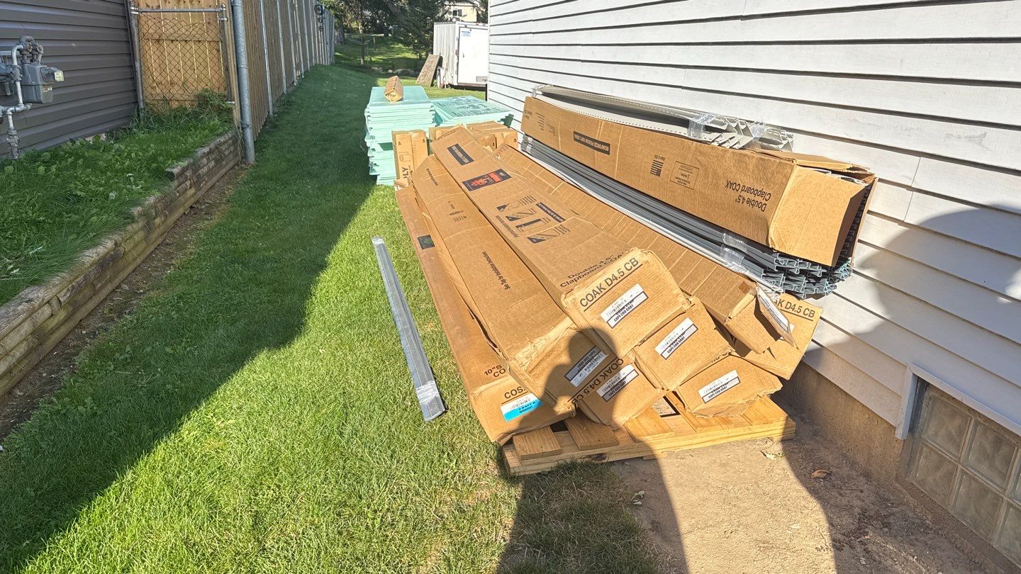 Siding Replacement using Alside Charter Oak D4.5" Cape Cod Grey by 180 Contractors