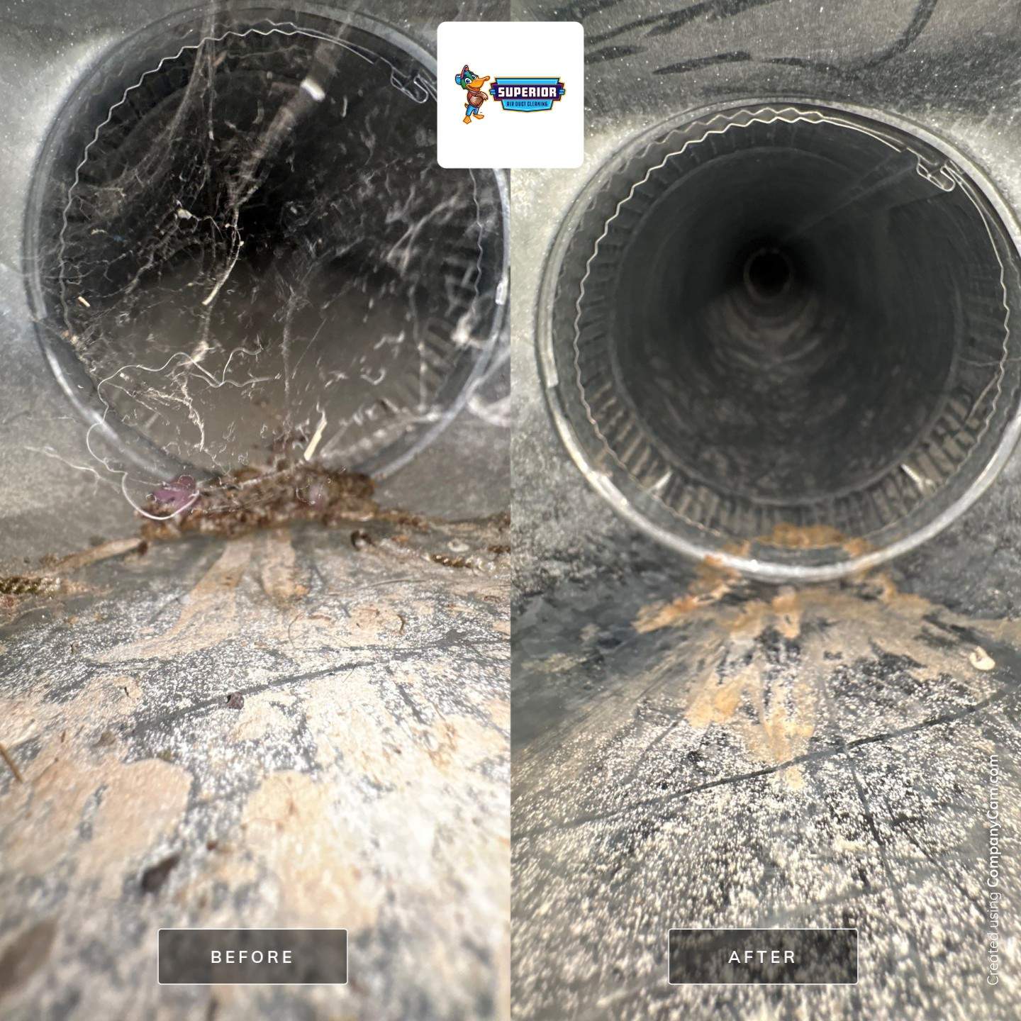 Air Duct Cleaning With a Vacuum Truck in Deerfield, OH by Superior Air Duct Cleaning