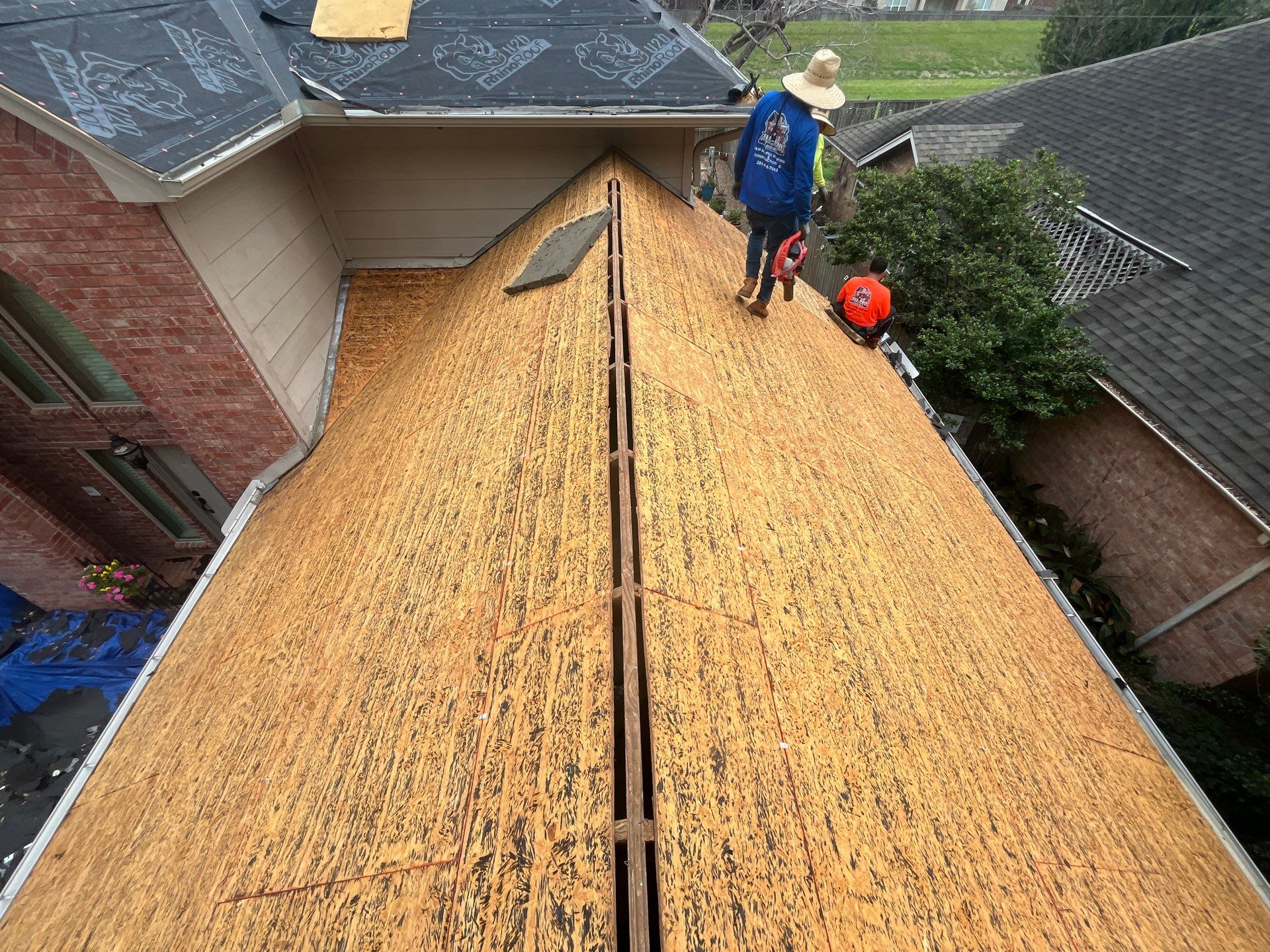 Residential Roofing Installation using Owen's Corning Duration (Lifetime) Shingles by Roof Repair Company