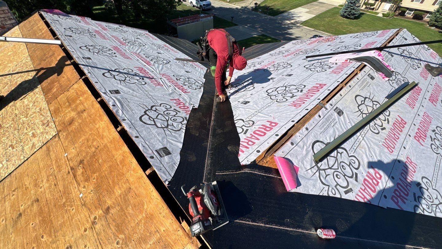 Roof Replacement using Owens Corning Onyx Black by 180 Contractors