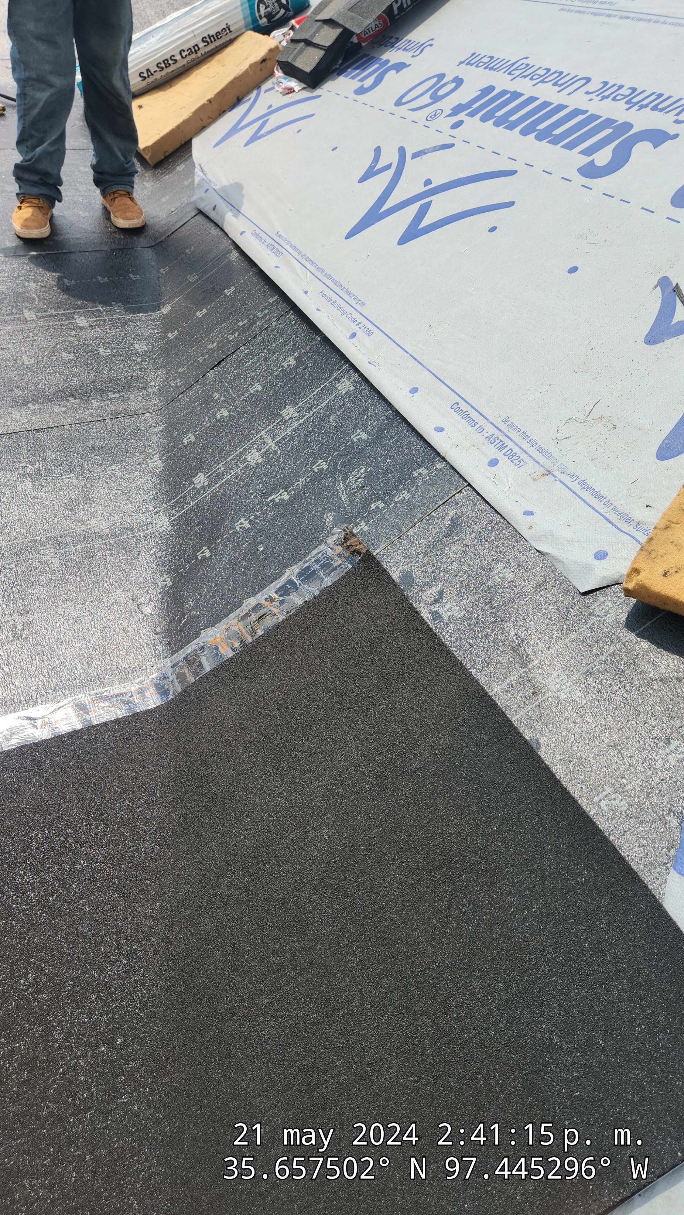 Residential Roofing Installation using Atlas by Castillo Roofing