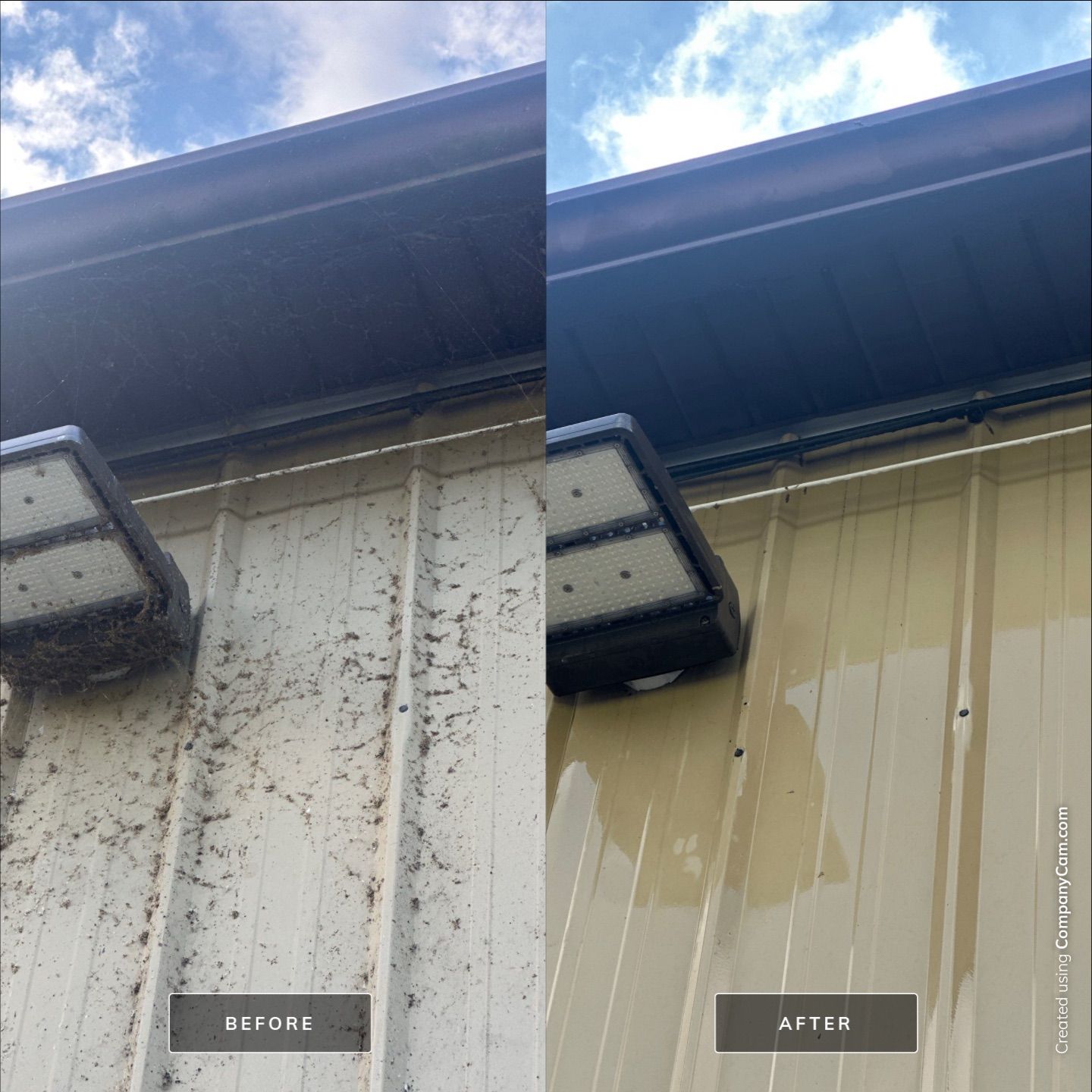 Project in Island Lake by Simmons Power & Soft Washing