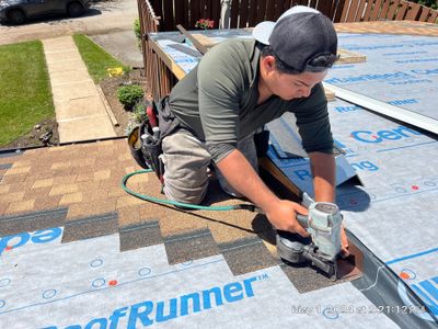 Commercial Roofing Installation using Certainteed Landmark Pro Shingles