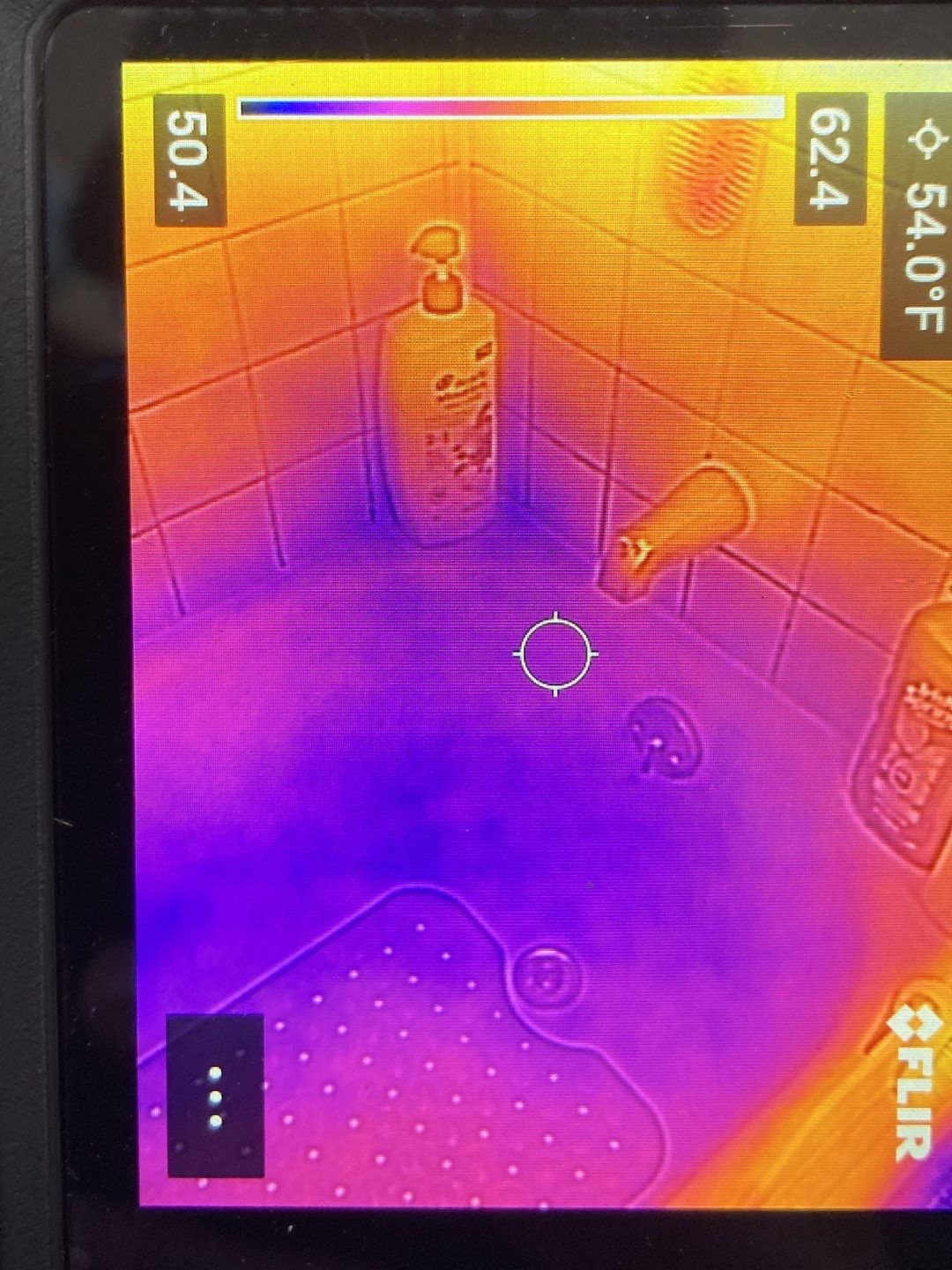 Water Damage in Bathroom by Accountable Home Services