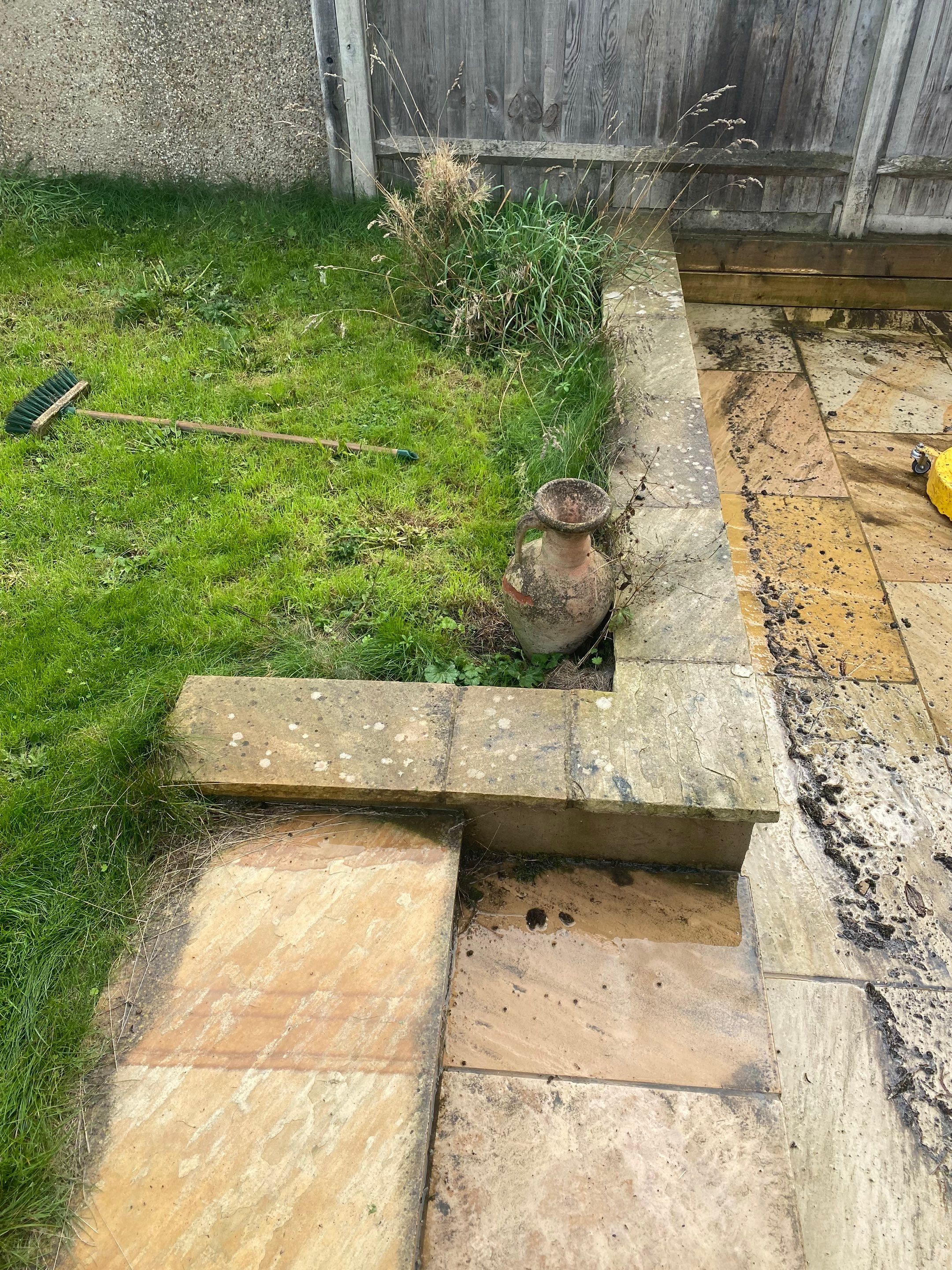 Driveway And Patio Clean using honda 21 ltr/min by Ges Exterior Cleaning ltd