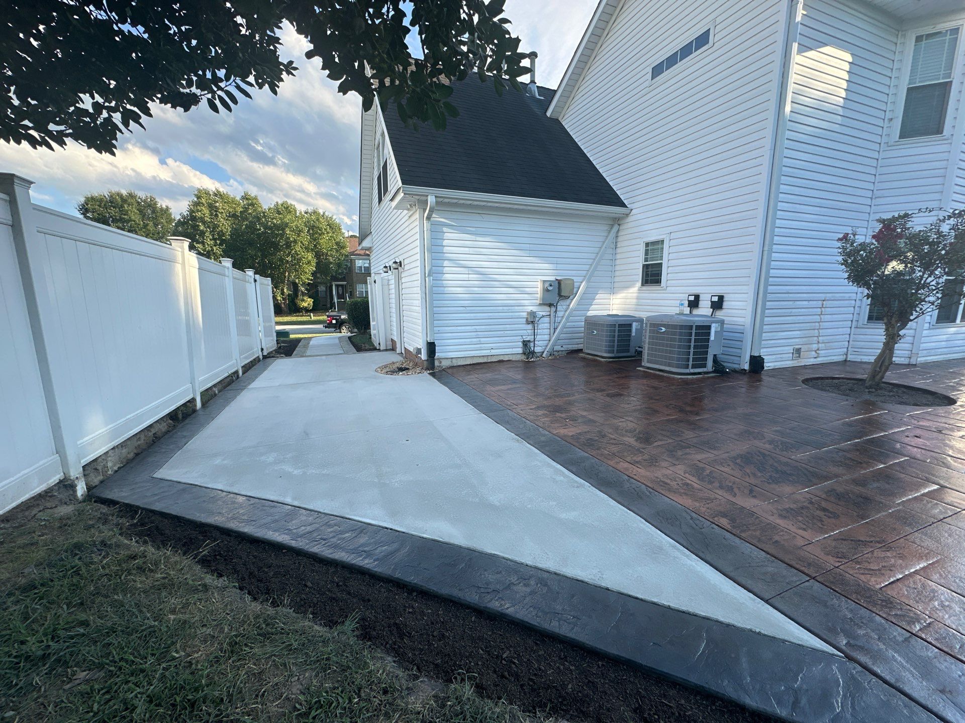 Project in Portsmouth by Sam The Concrete Man Virginia Beach