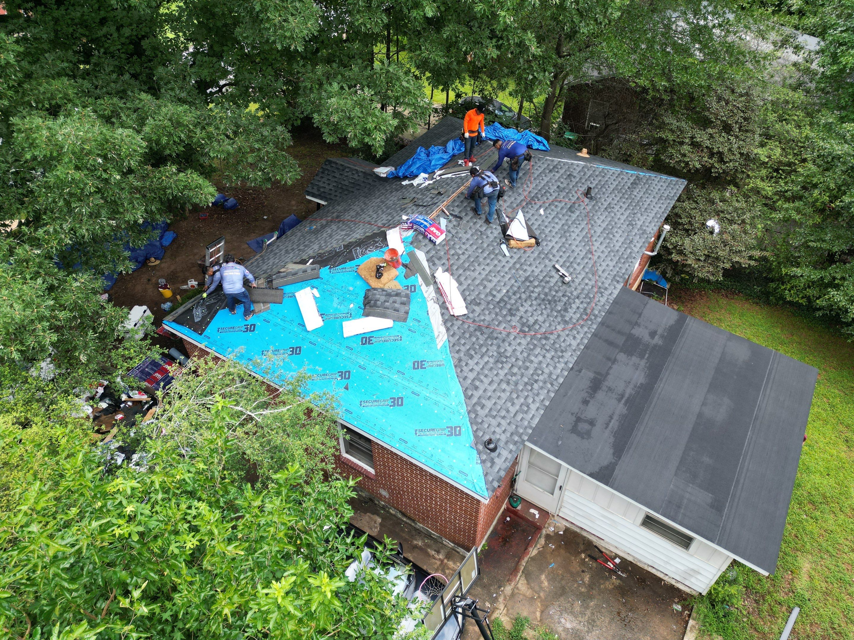 Roof replacement by Deerfield Roofing LLC