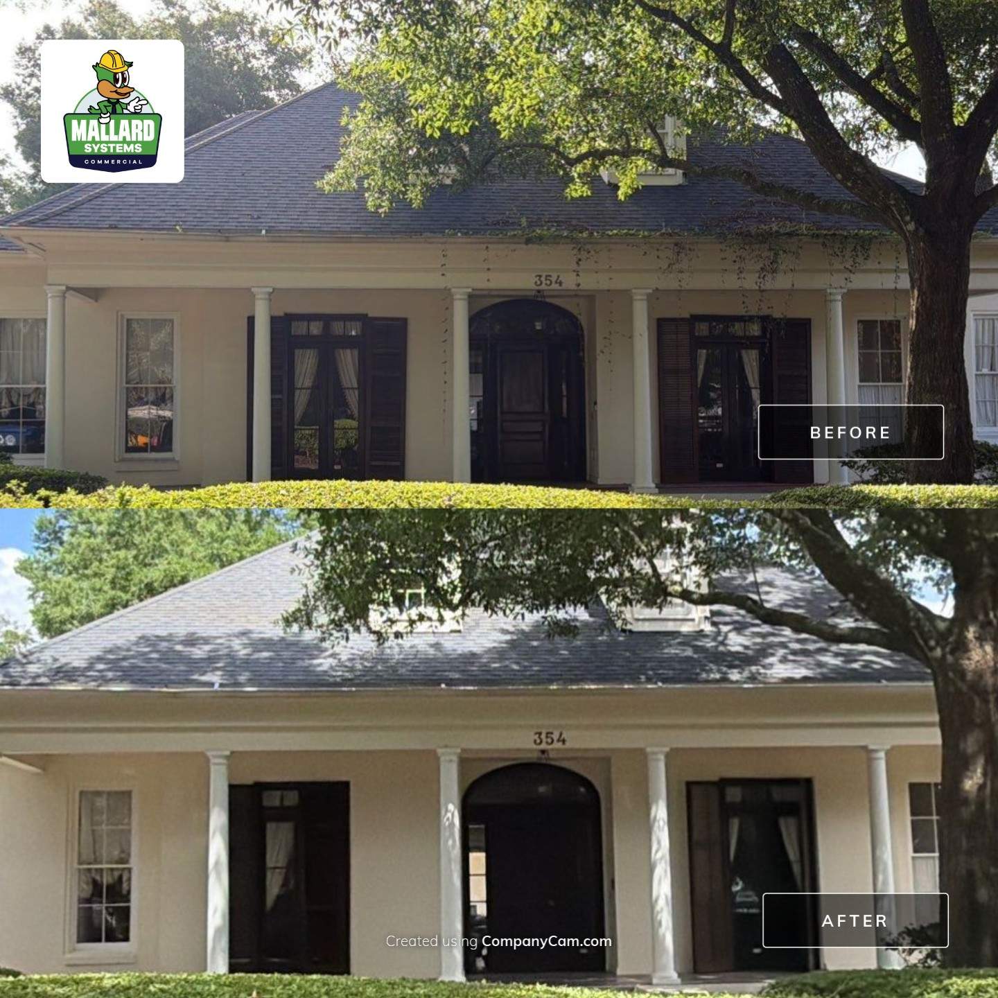 Roof, Exterior, Gutter Clean Out, Pool Deck, and Driveway Cleaning by Mallard Systems