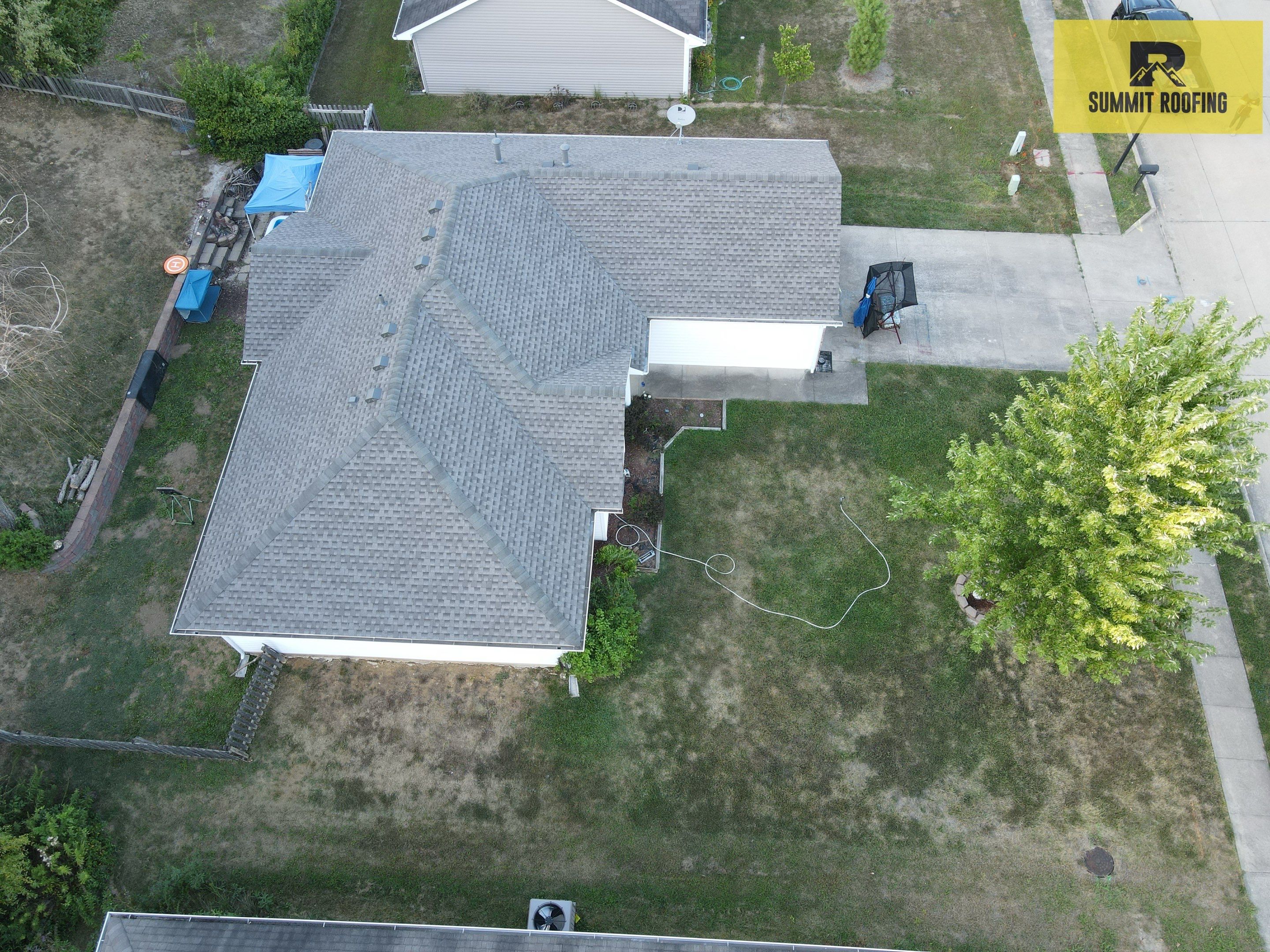Architectural Shingle Roof Replacement and Decking Repair in Columbia by Summit Roofing