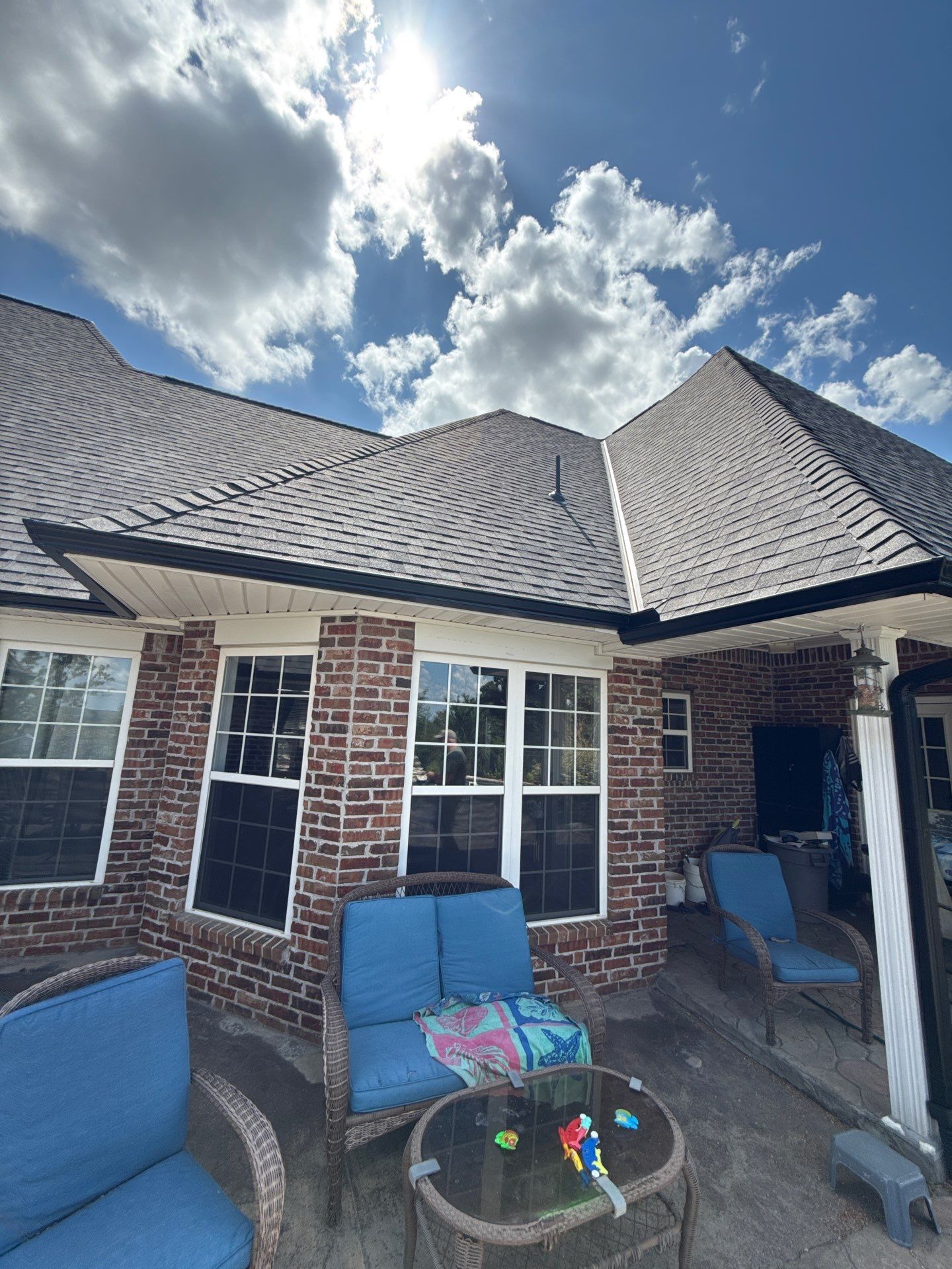Roof replacement w/code upgrades all paid by Insurance. by In & Out Construction & Remodeling, LLC