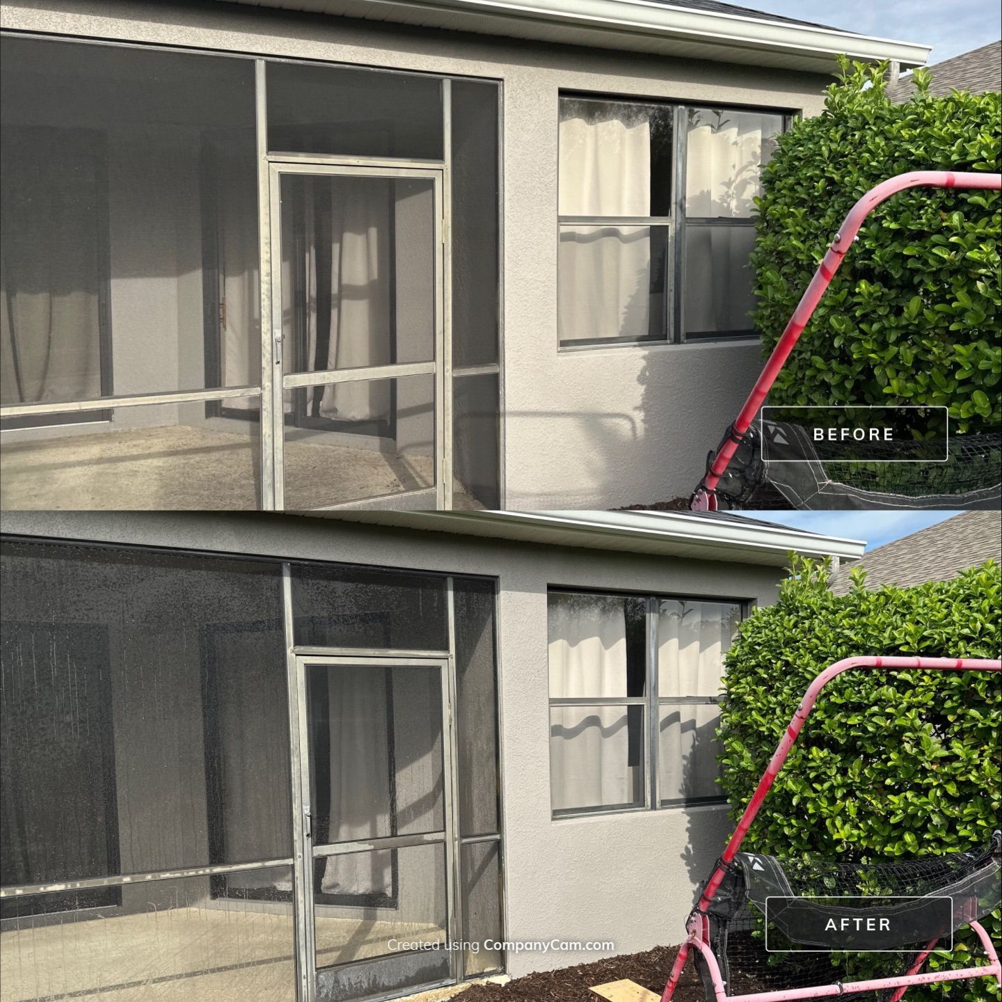 House Wash, Lanai Cleaning, and Driveway Cleaning by Sunshine AquaWash