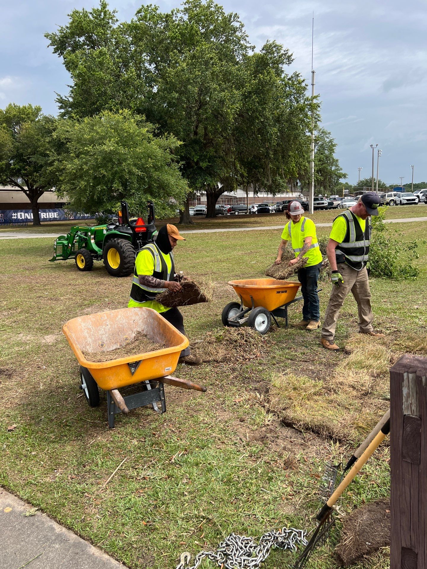 Landscape Install | Keystone Heights HS by ProGreen Services