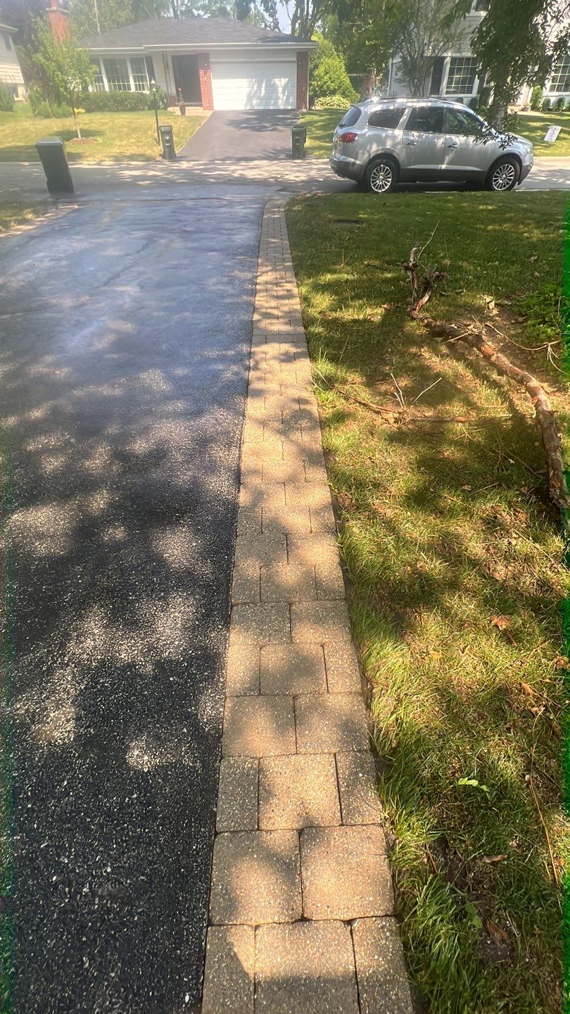 Brick paver clean, sand and seal.  using Surebond SB-1300 by Northern Power Washing LLC.