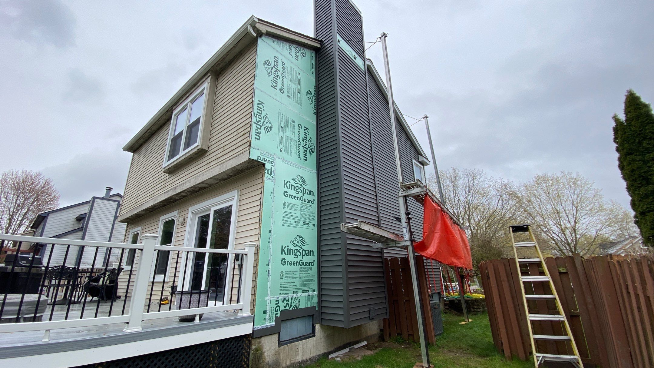 Siding Replacement using CertainTeed Restoration Classis D4 by 180 Contractors