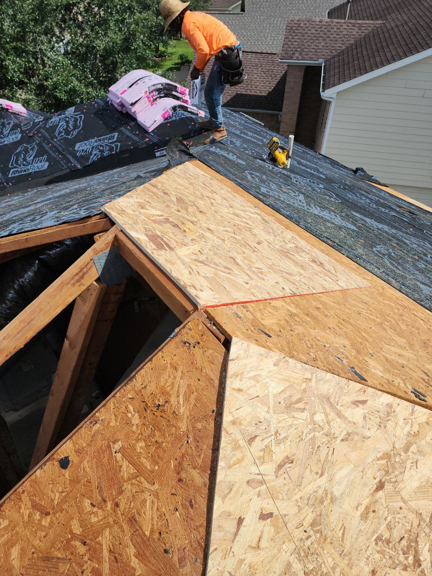 Residential Roofing Repair using Owen's Corning Duration (Lifetime) Shingles by Roof Repair Services LLC
