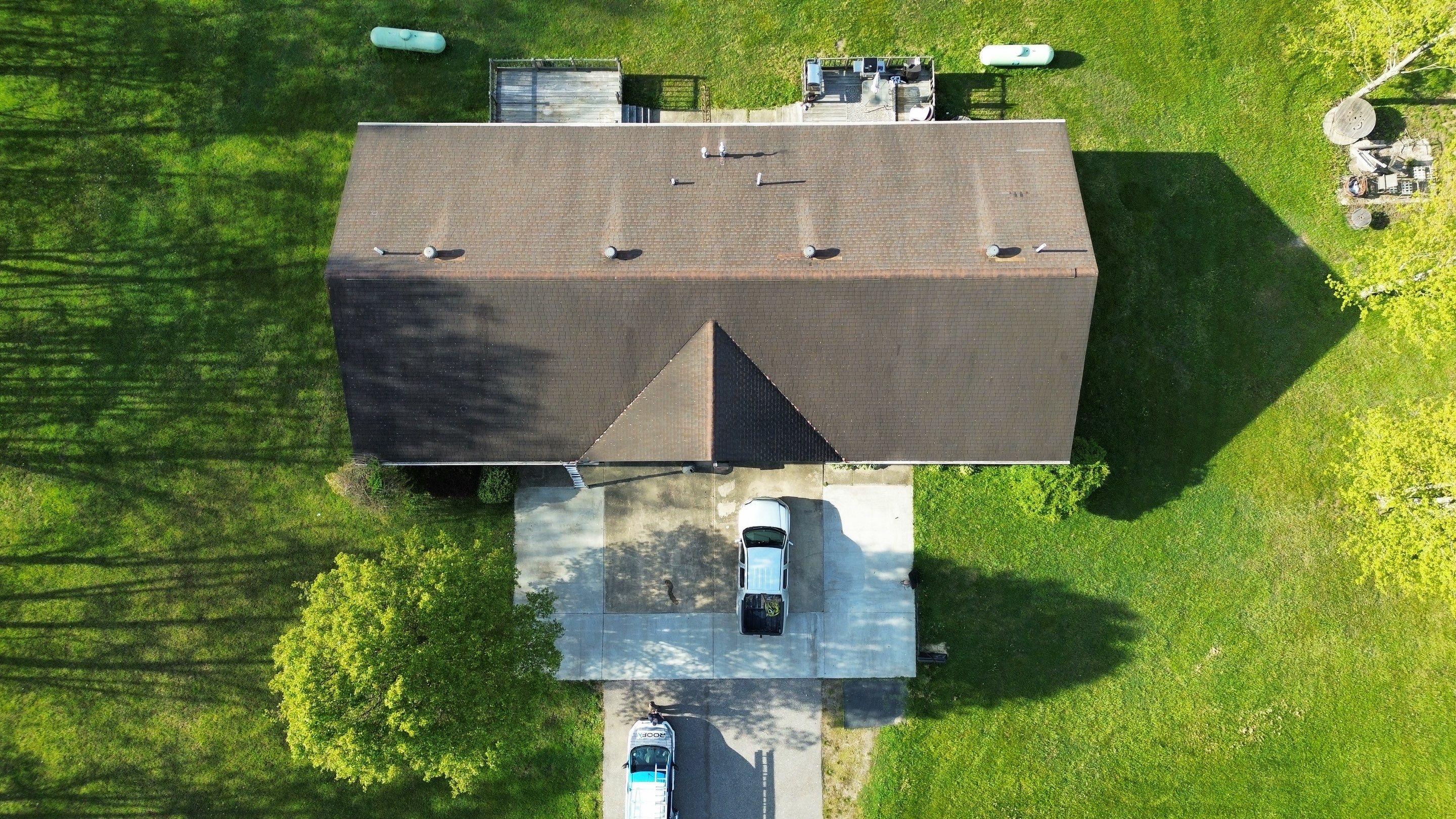 Residential Roofing Installation using Performance Panel Metal - Coca Brown by RoofX 
