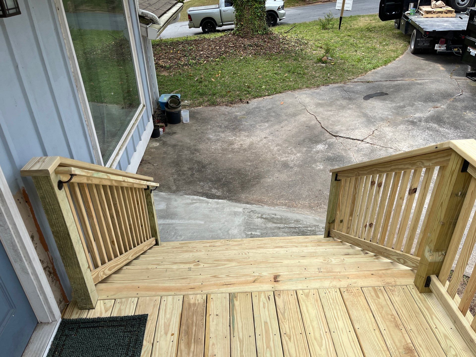 Atlanta, GA Deck Rebuild using Pressure Treated Pine by Nelson Exteriors 
