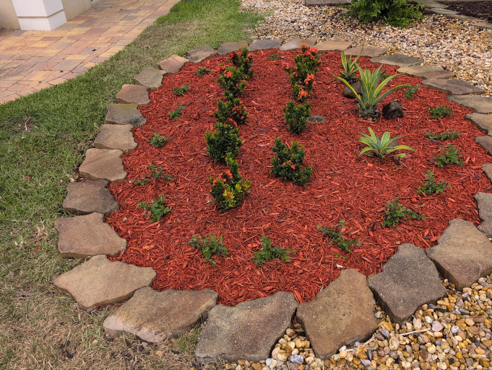 Front Yard Renovation – Rock Removal, Sod & Landscape Enhancement by 
M.A.B. Landscaping & Property Maintenance