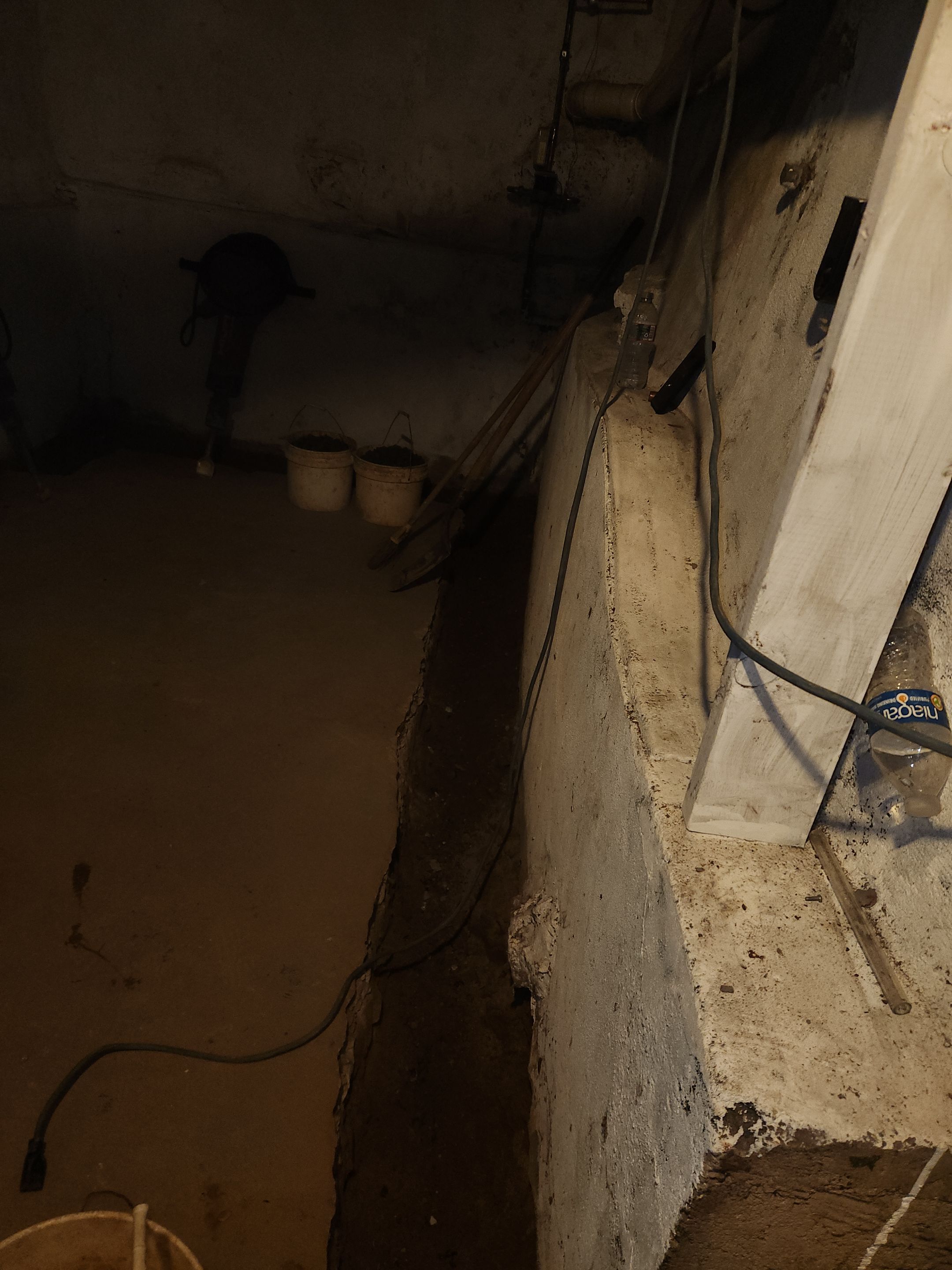 Interior French Drain & Mold Remediation in Mt Tabor NJ by Pure Service Pro, LLC 