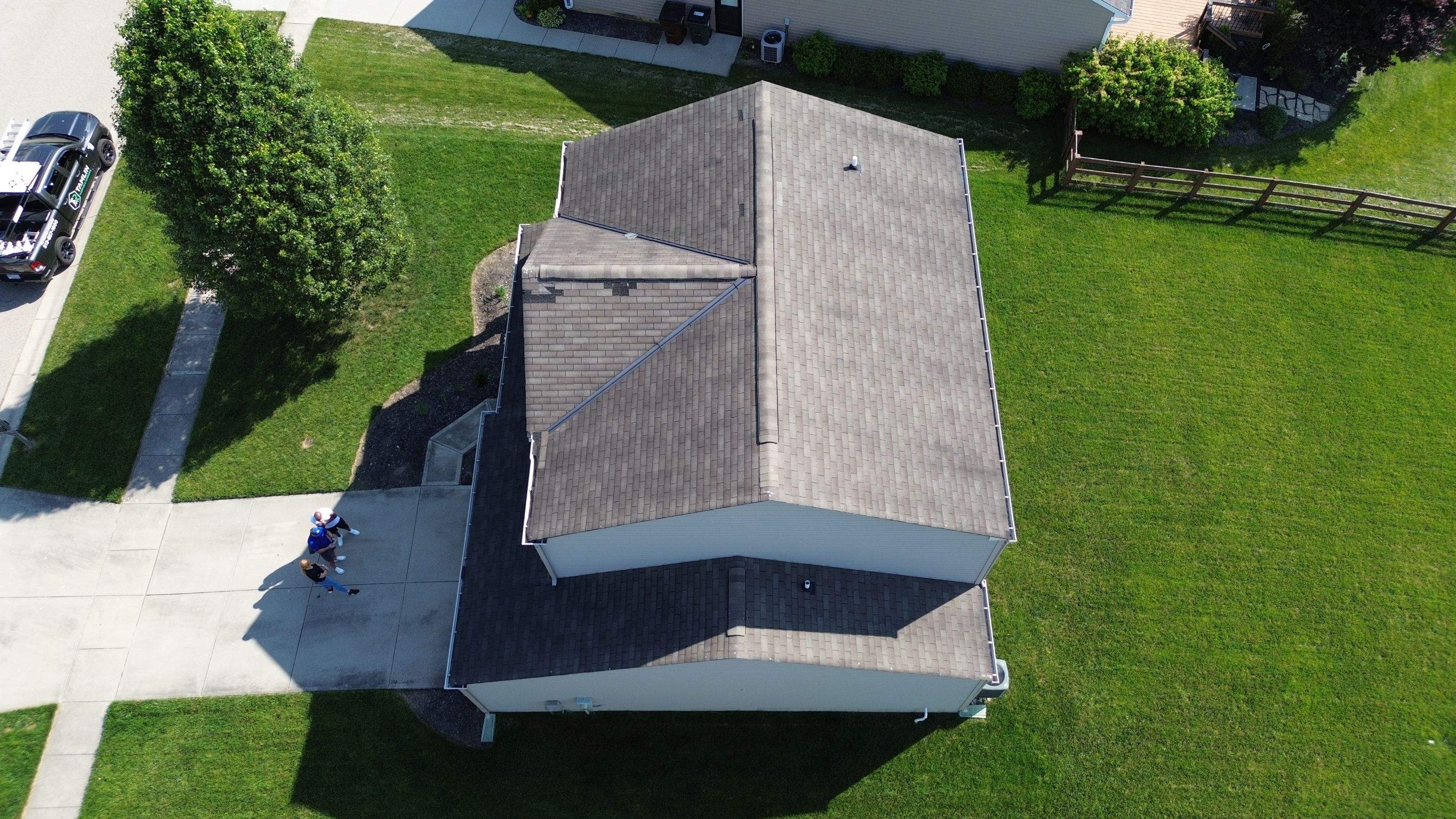 Roof paid for by insurance-Weathered Shadow by Tamlin Roofing