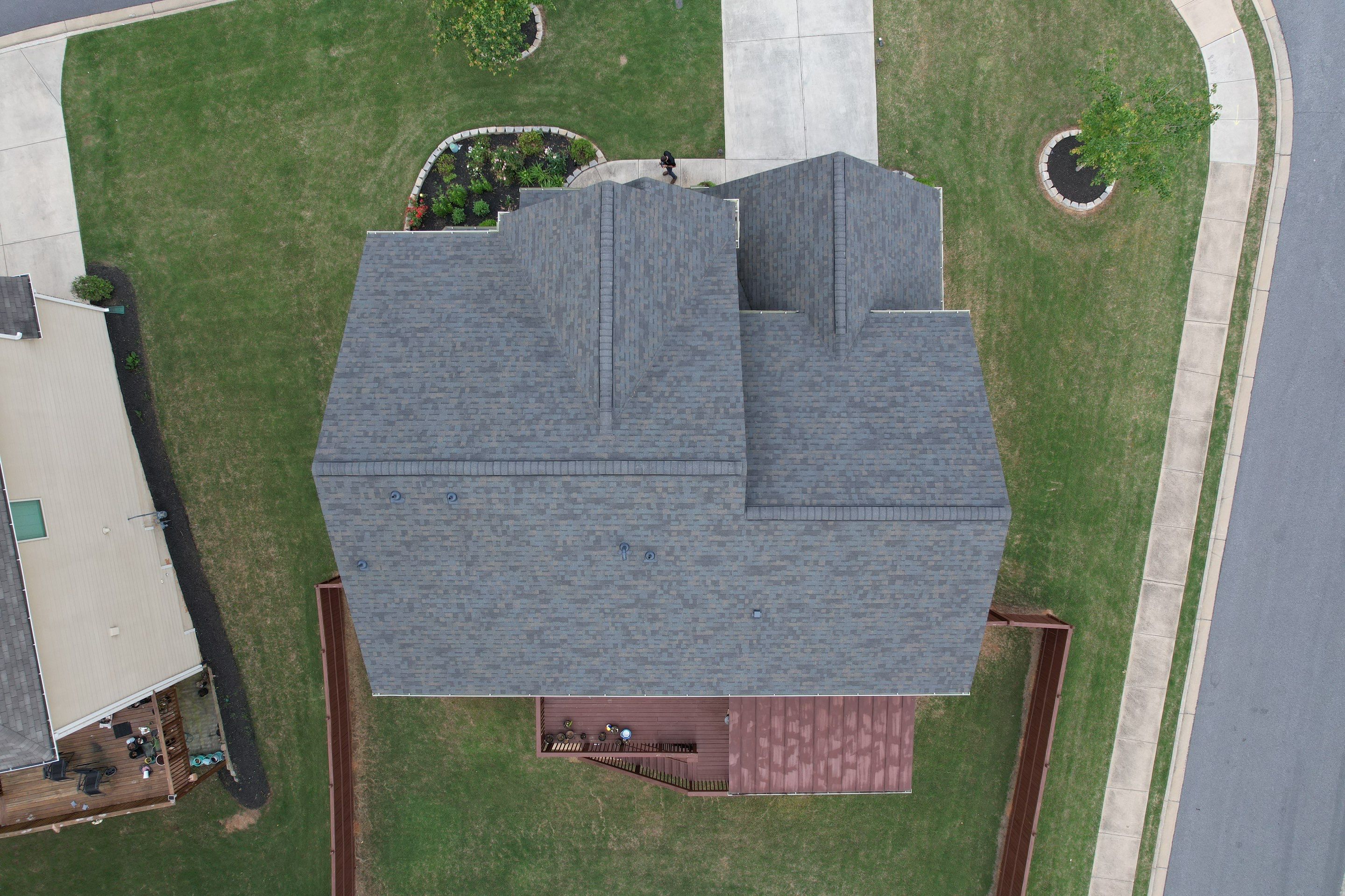 Residential Roofing Installation using Owens Corning TruDef Peppermill Gray by Inspector Roofing and Restoration