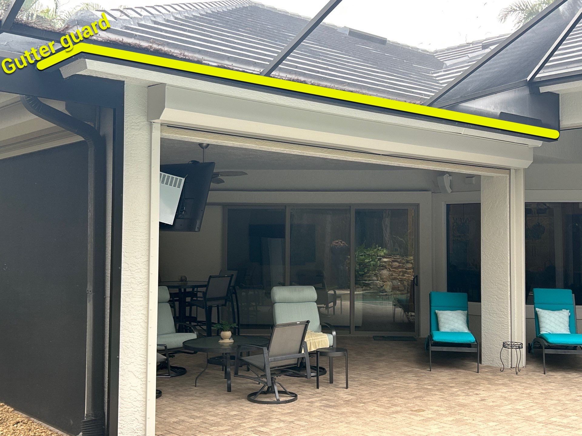 7-Inch Seamless Gutters for Luxury Homes in Naples FL by Gutter Professors