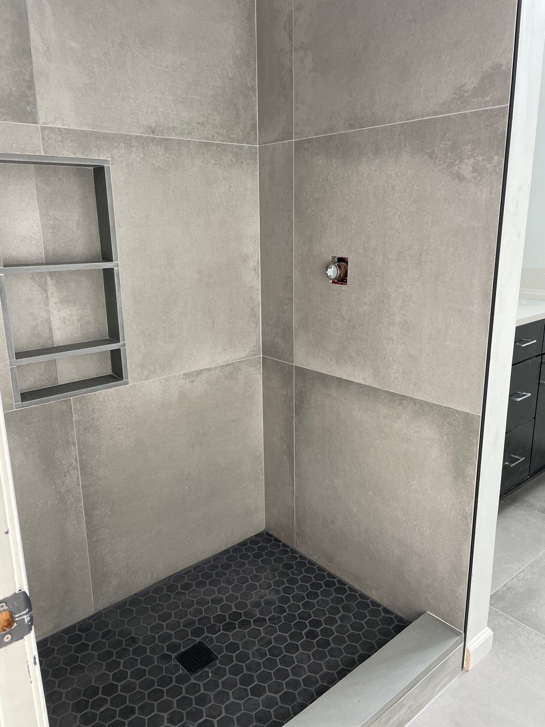 Contemporary Bathroom Remodel by Footprints Floors of East Atlanta
