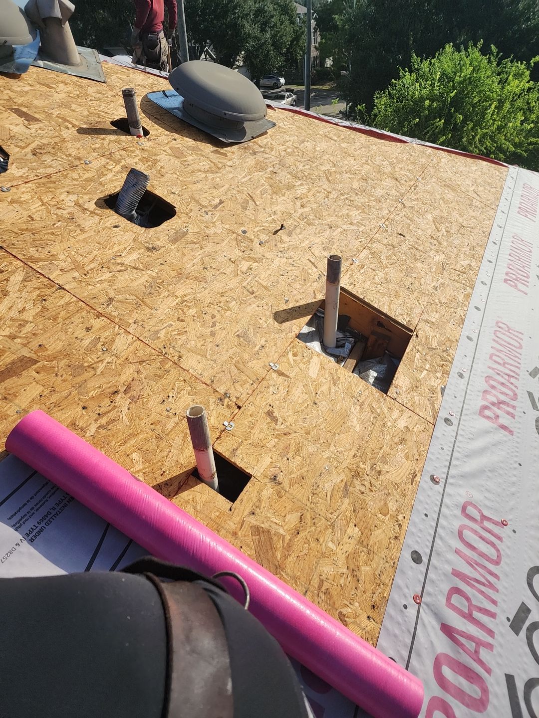 Residential Roofing Installation using Owen's Corning Duration (Lifetime) Shingles by Roof Repair Company