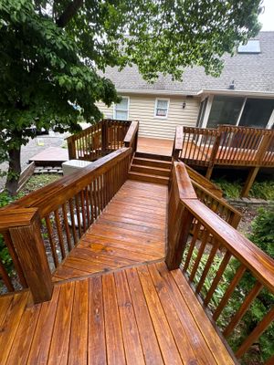 Deck using Wood Sealant