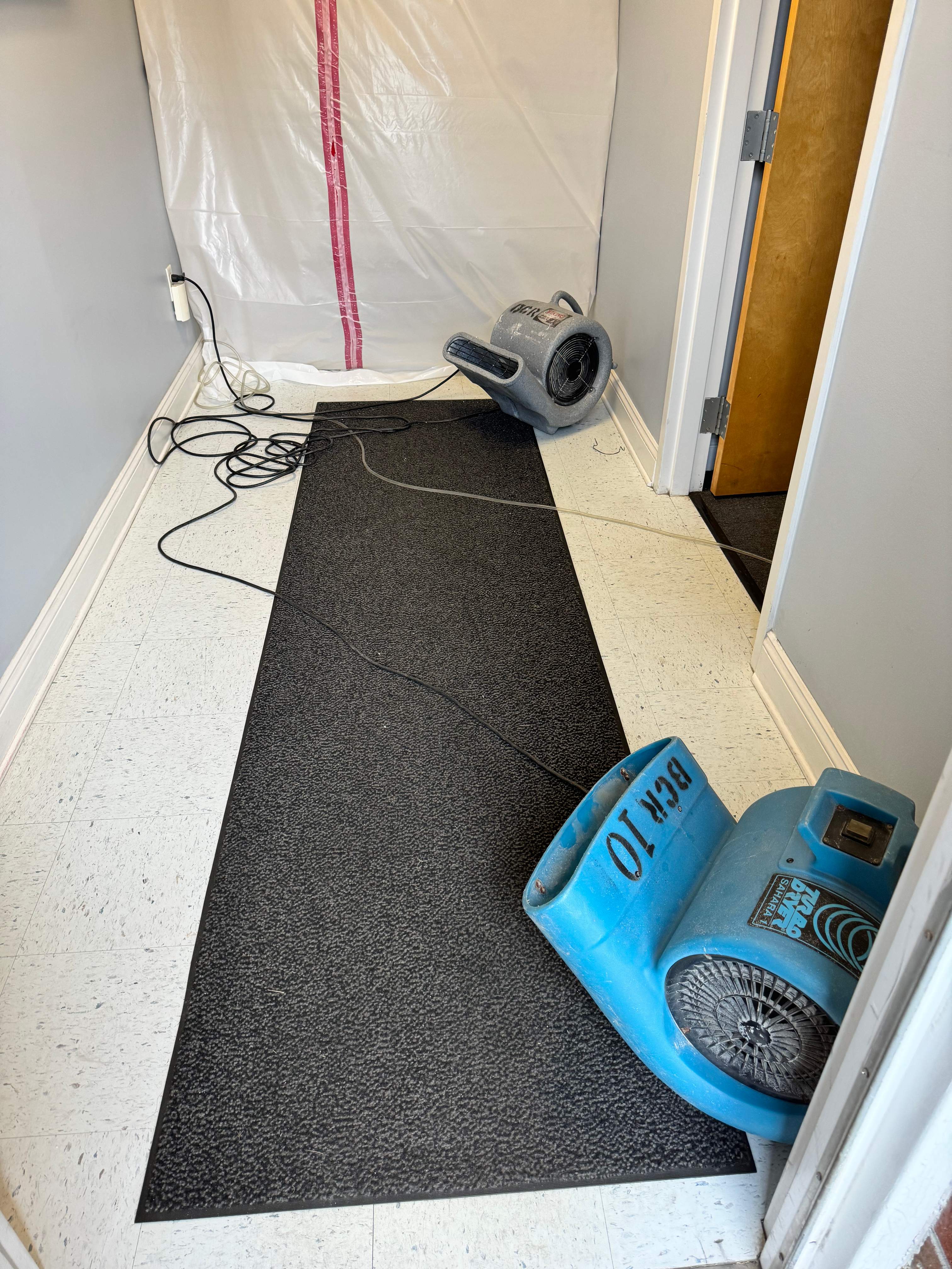 Holly Ridge PD HVAC Leak by Home Disaster Medics