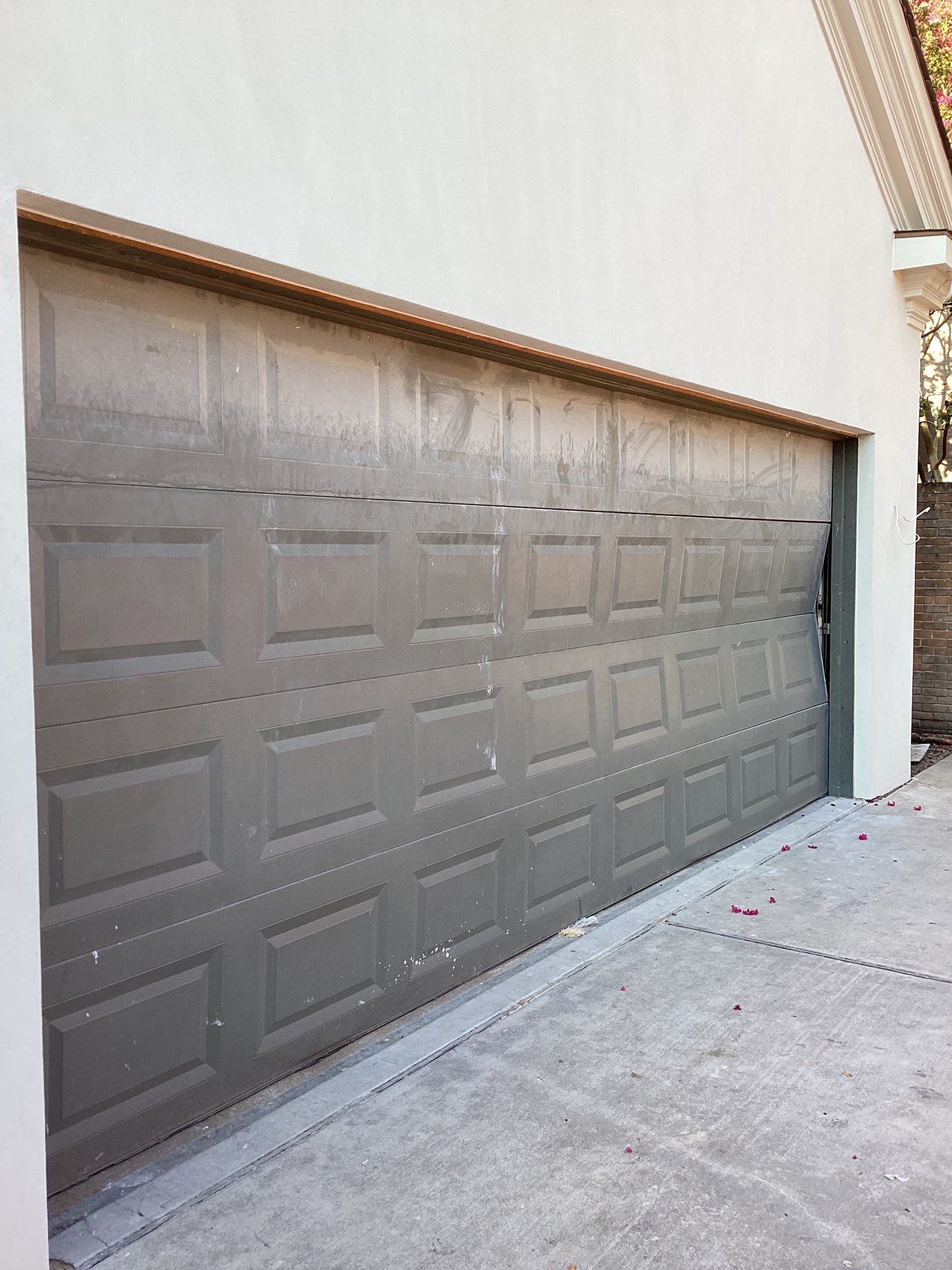 New Garage Door using Timberlane Wood Garage Door + LiftMaster Heavy Duty Opener by Meadows Garage Doors