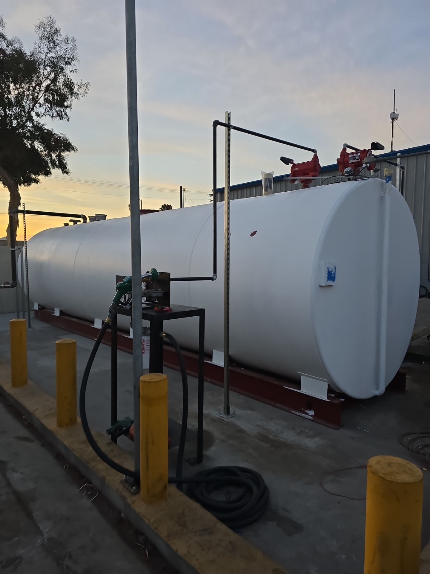 Outdoor Water Tank Installation & Piping Setup by Us Plumbing 