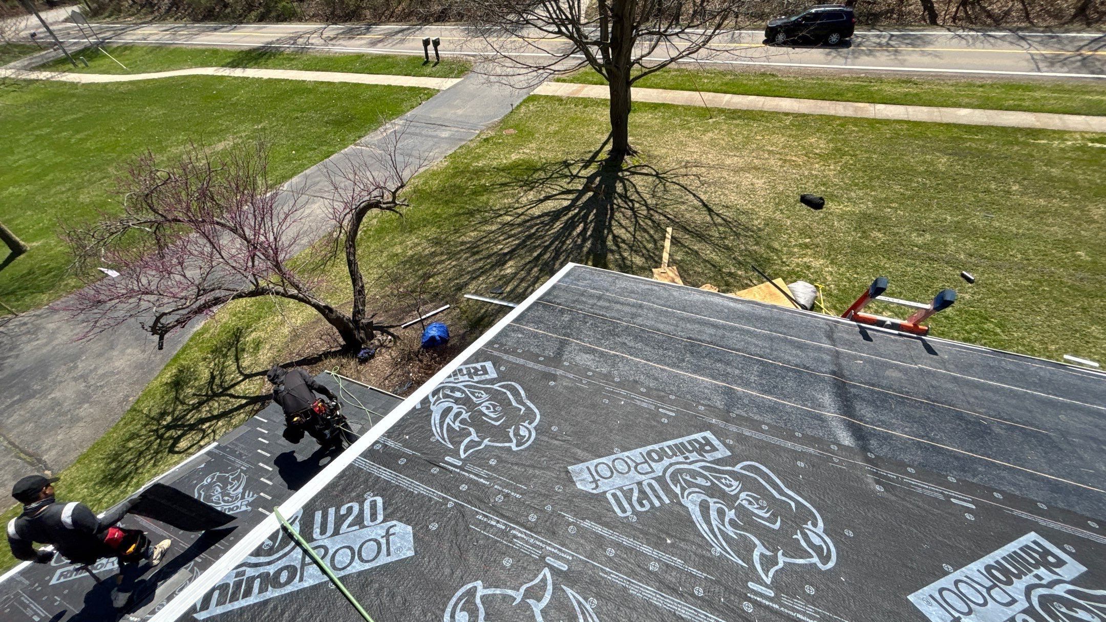 Roof Replacement using Owens Corning Onyx Black by 180 Contractors