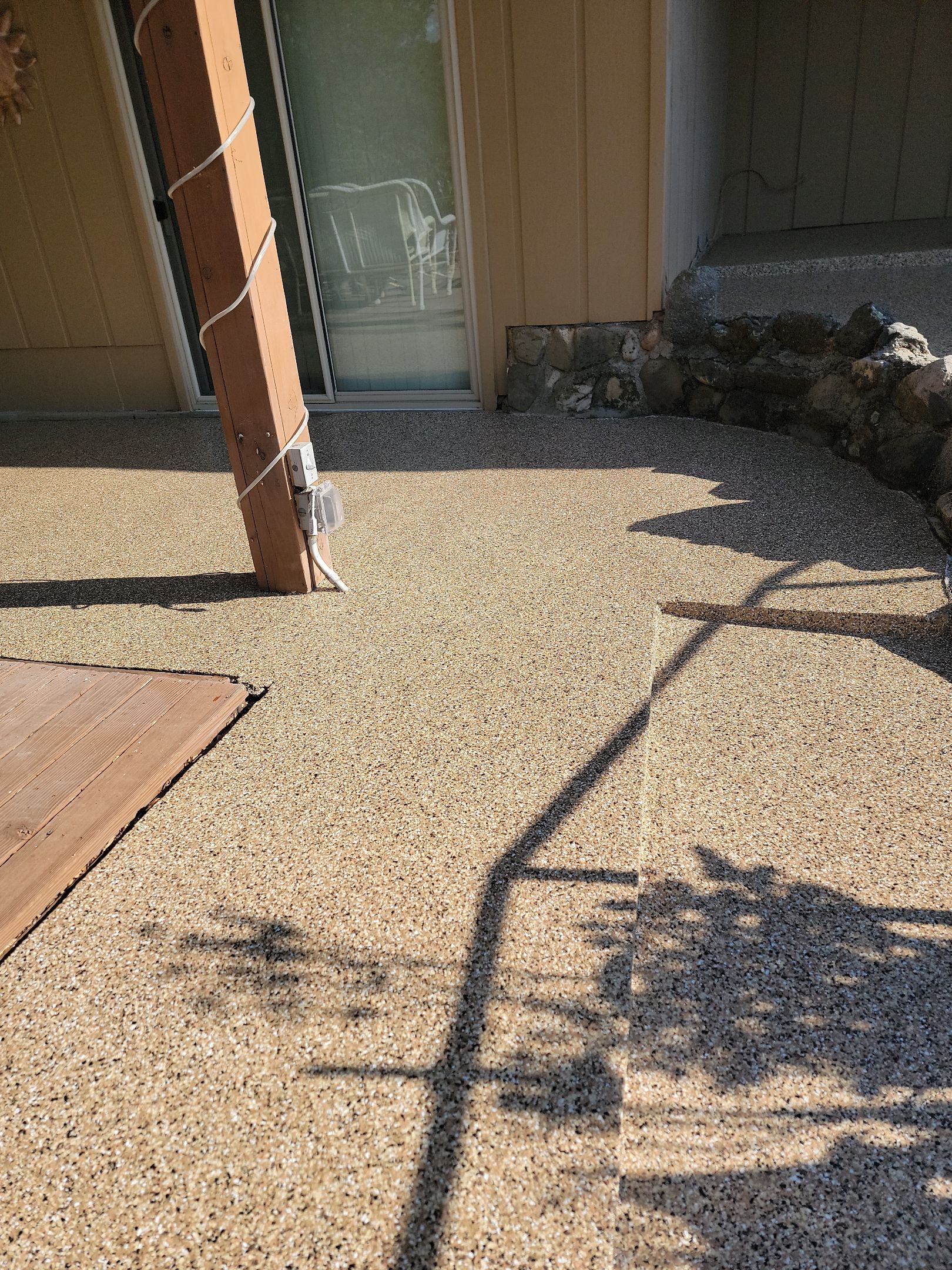 front porch using Penntek by MGP Coatings