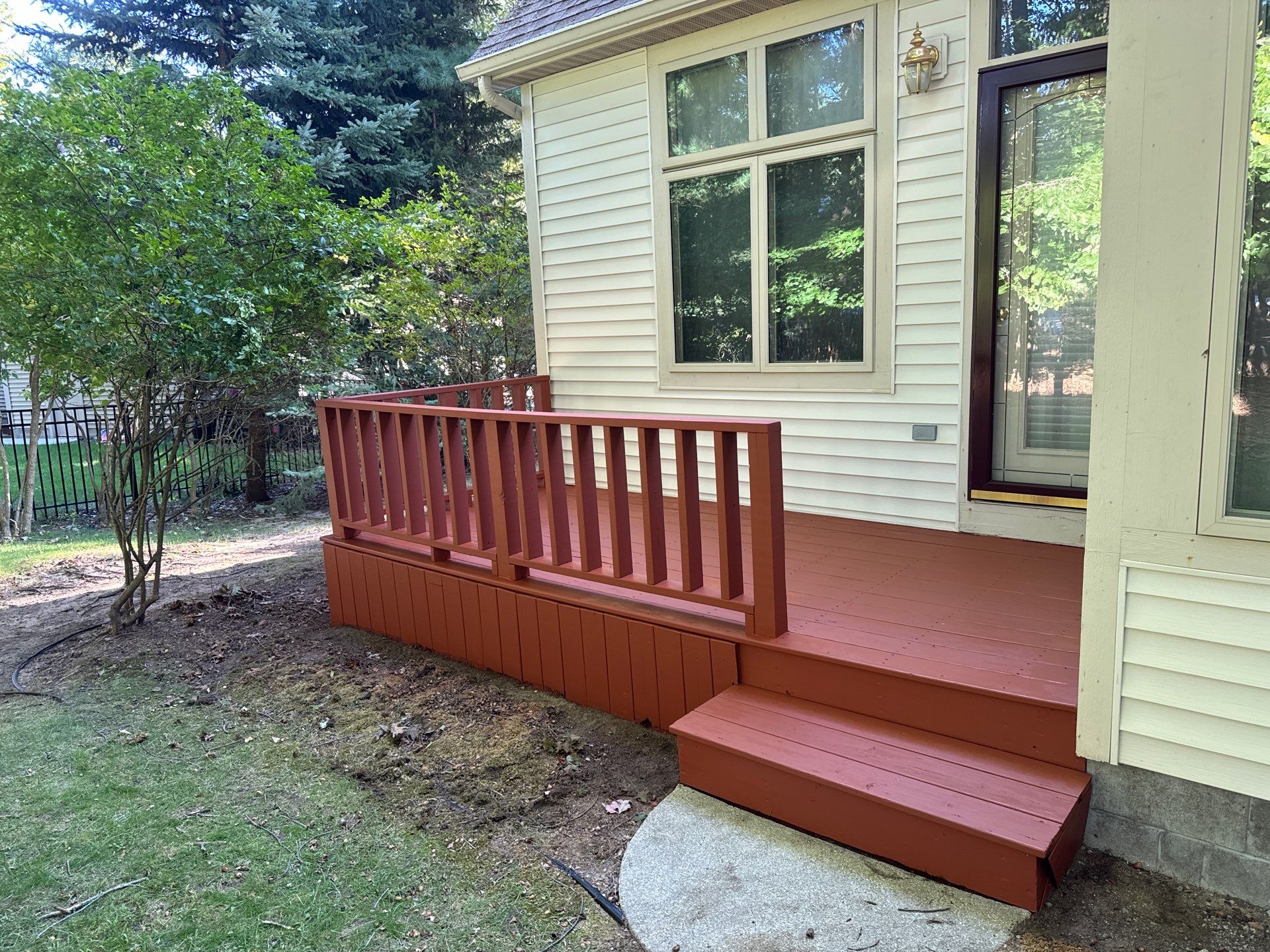Deck washing and Solid Staining! by Gordon Painting