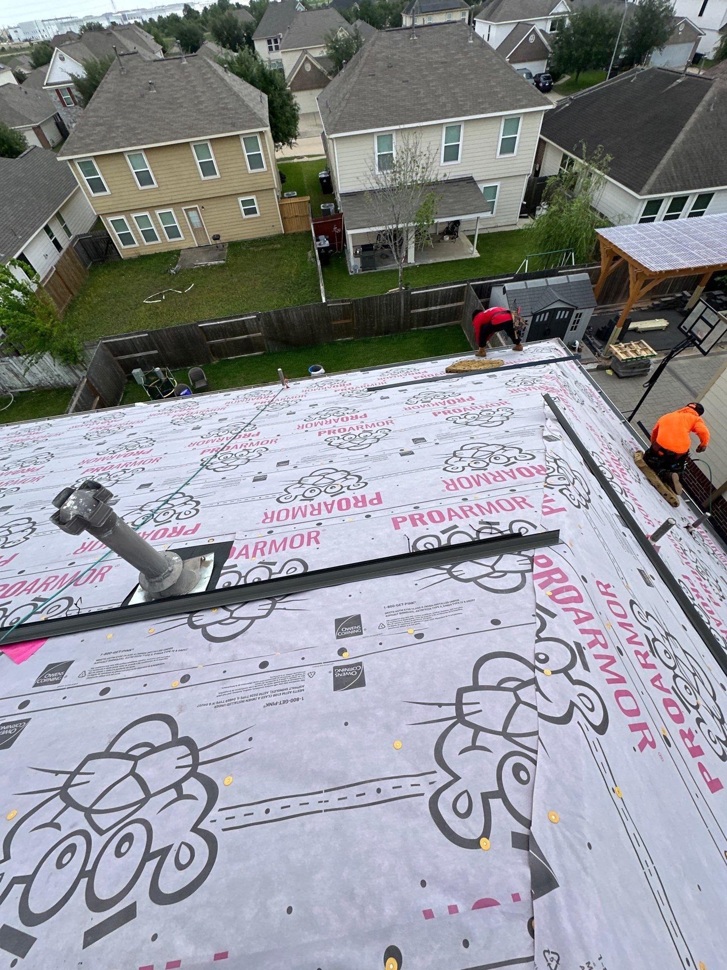 Project in Katy by Motion Roofing